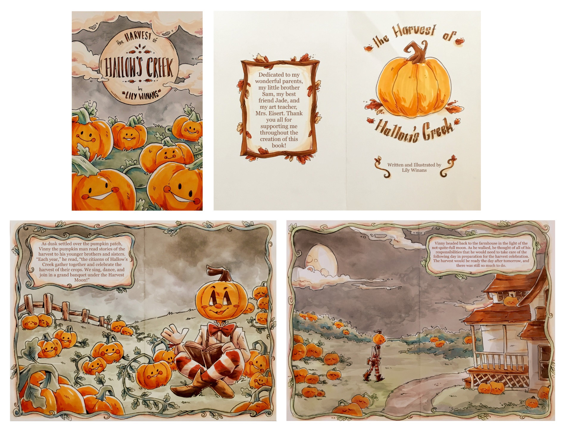 Lily Winans, The Harvest of Hallow's Creek: Final Book, Comic Art, Chagrin Falls High School, Educator: Jill Eisert, Grade 12, American Visions Nominee