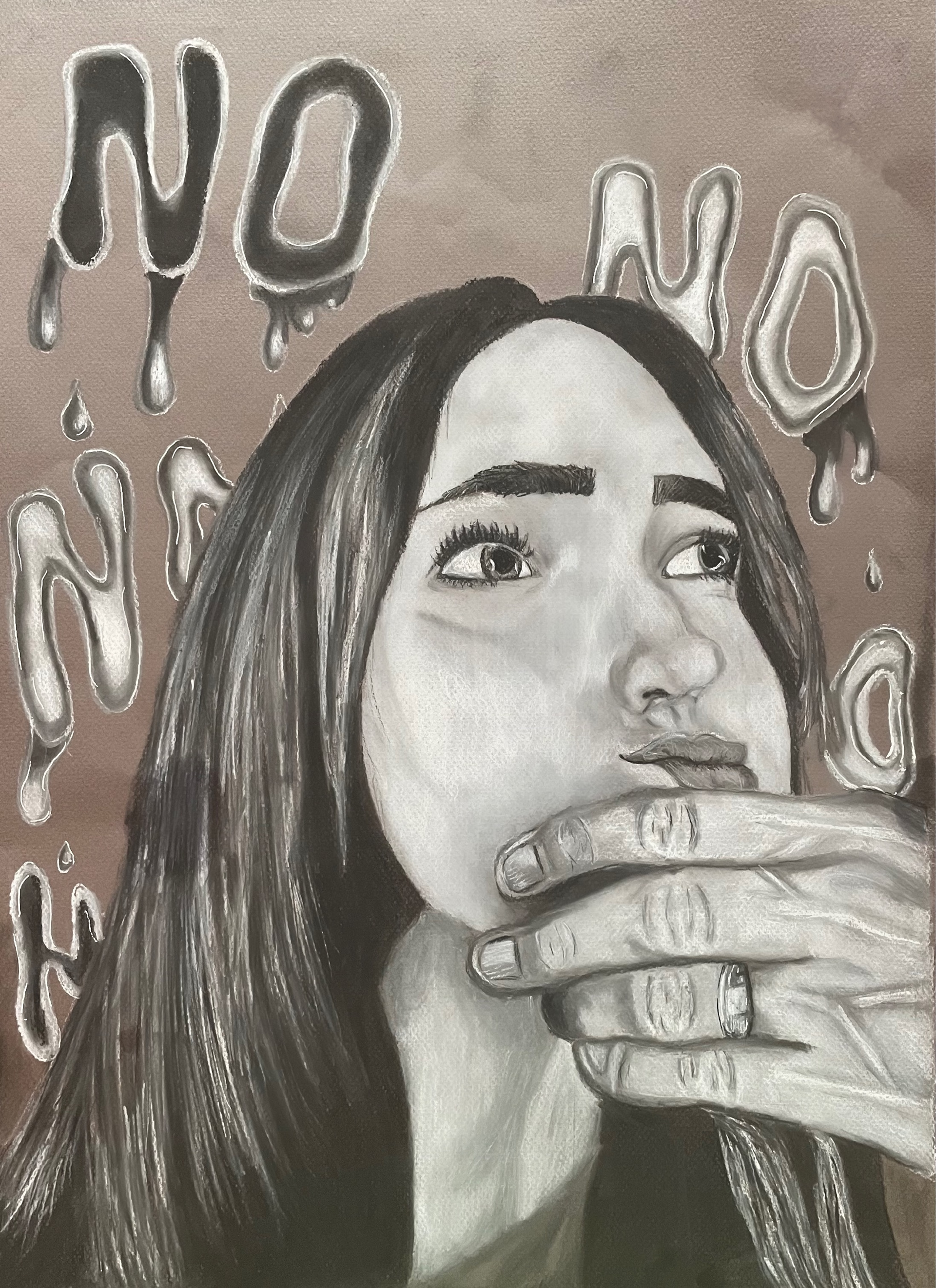 Caitlyn Krueger, No, Drawing & Illustration, Mentor High School, Educator: Michelle Kane, Grade 11,  Honorable Mention