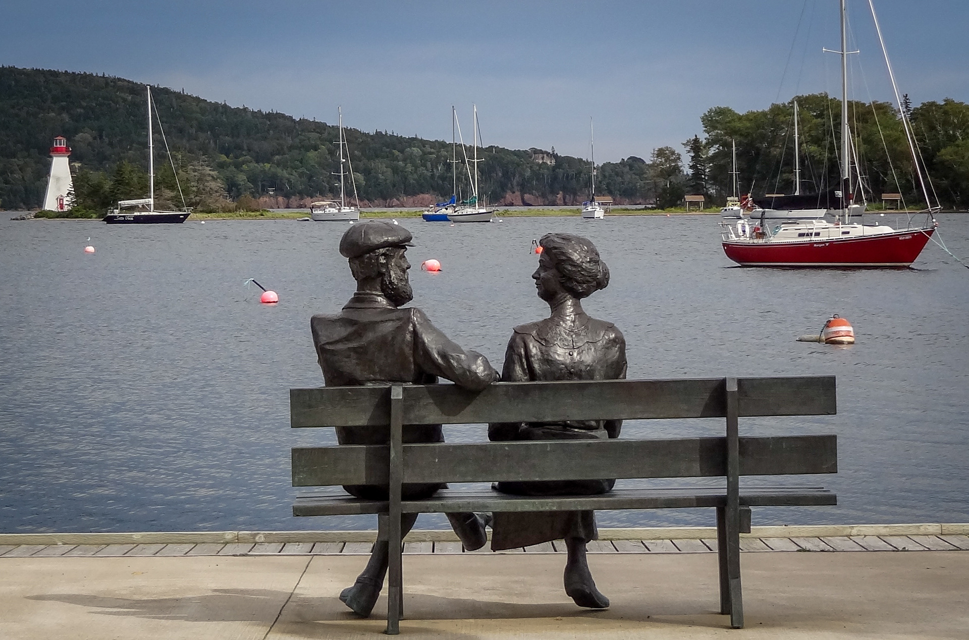 Nova Scotia, Baddeck bench