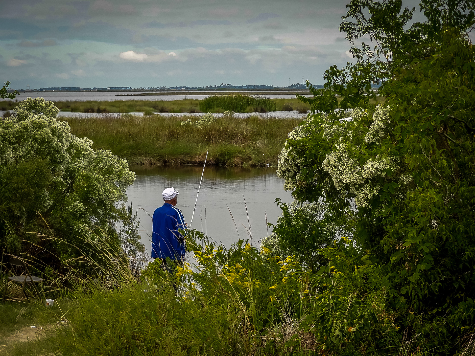 Louisiana, bayou fishing