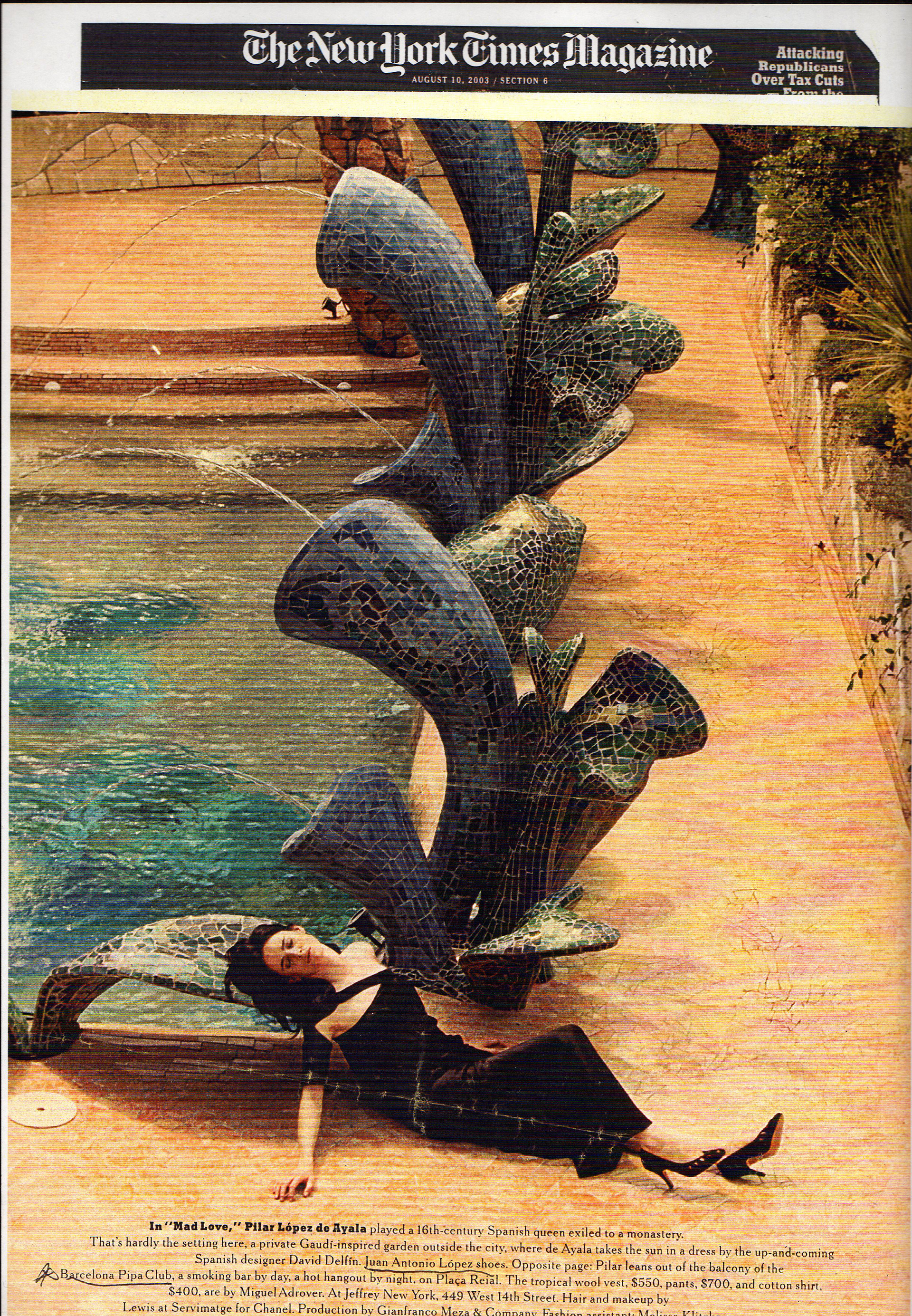 NEW YORK TIMES, August 2003 