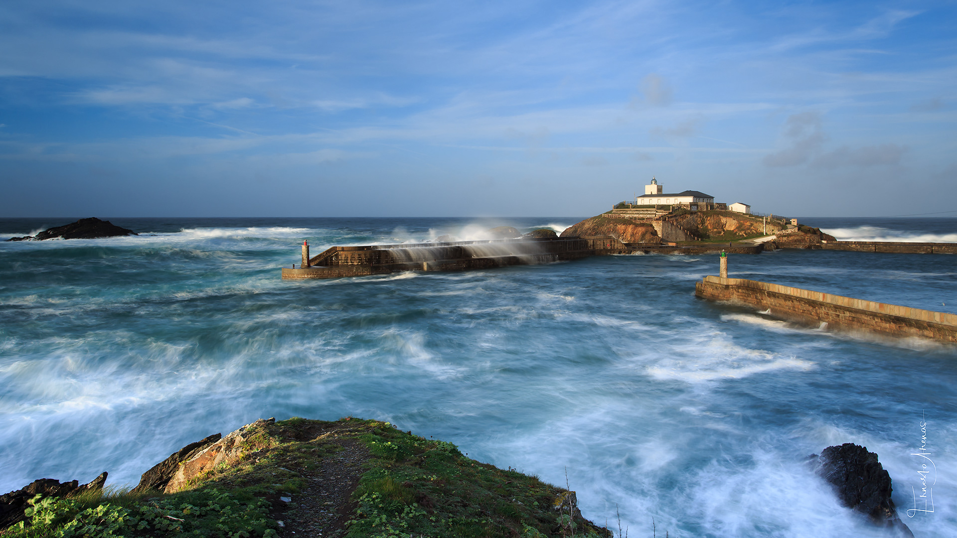 Marejada en otoño.