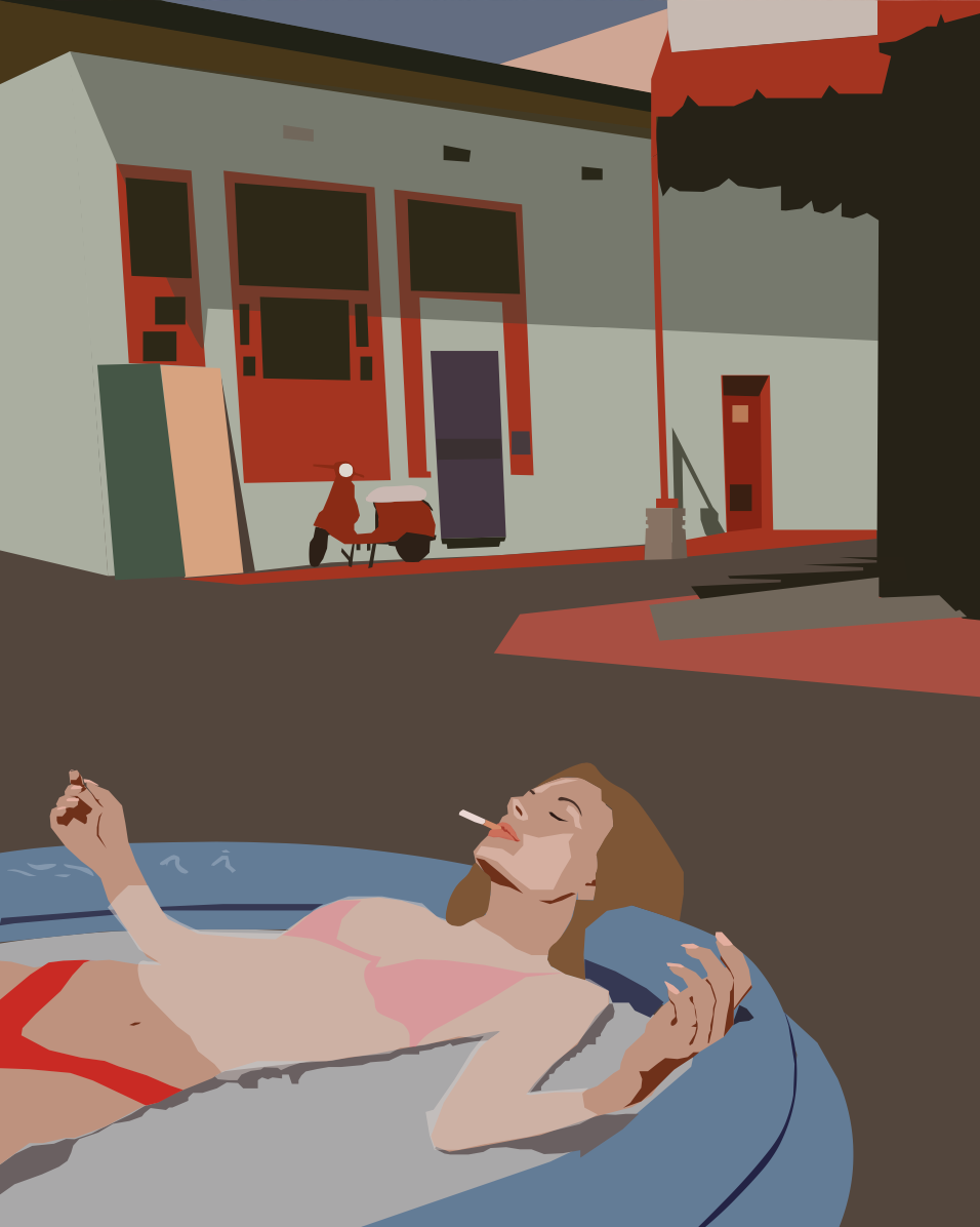 "Sunbathing" 2018