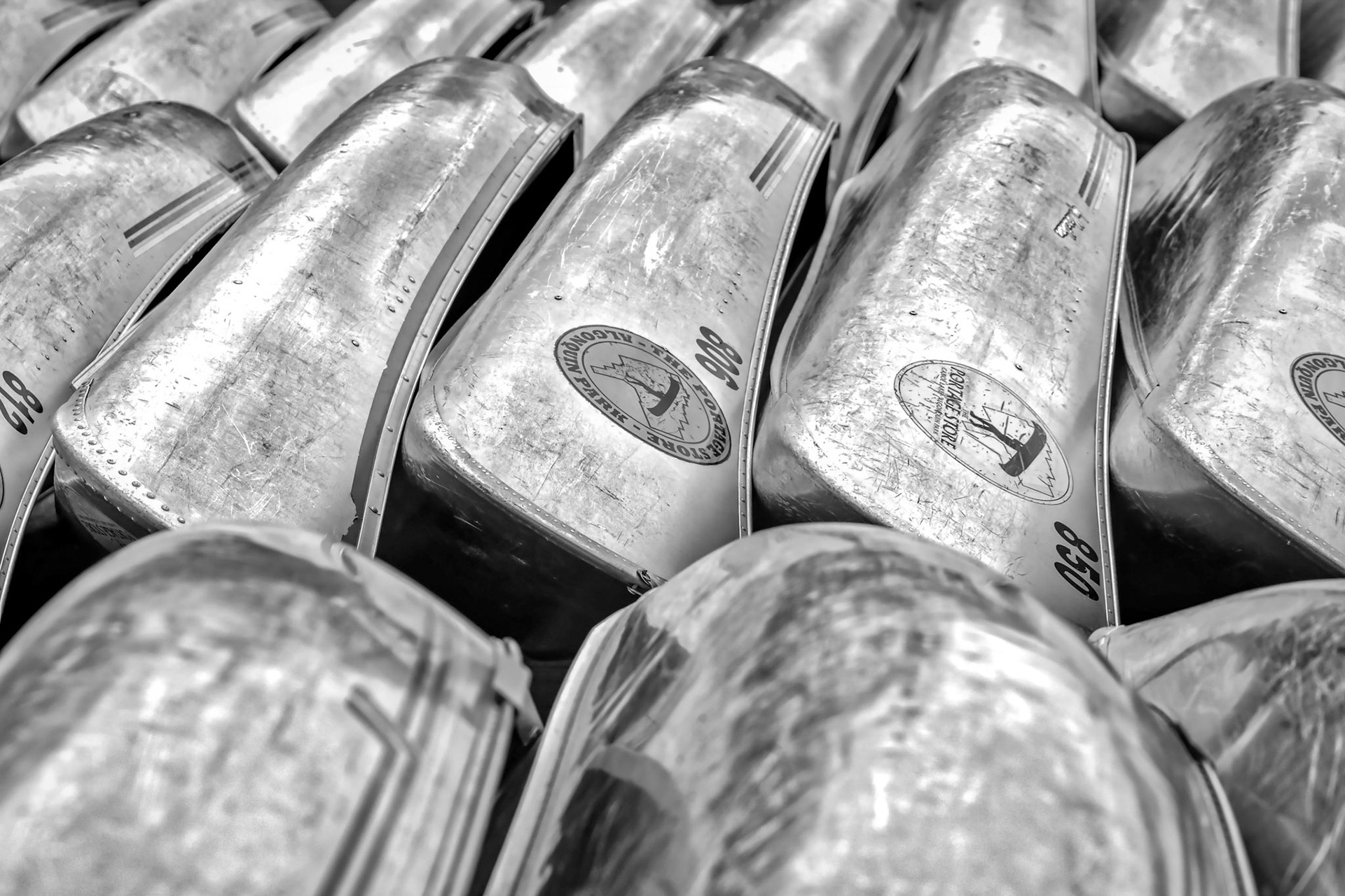Stacked Canoes © Irwin Seidman