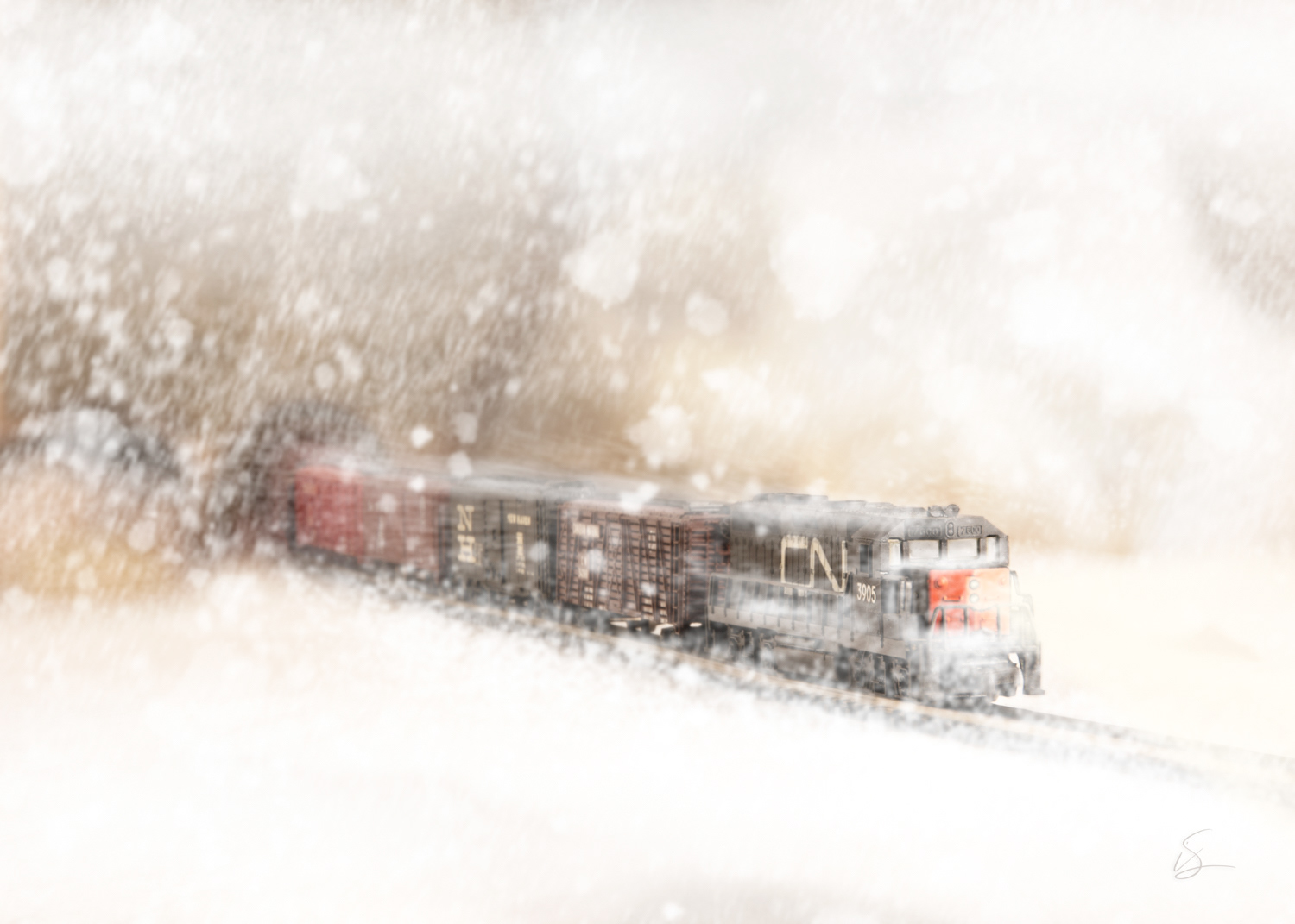 CN Locomotive 3905 © Irwin Seidman