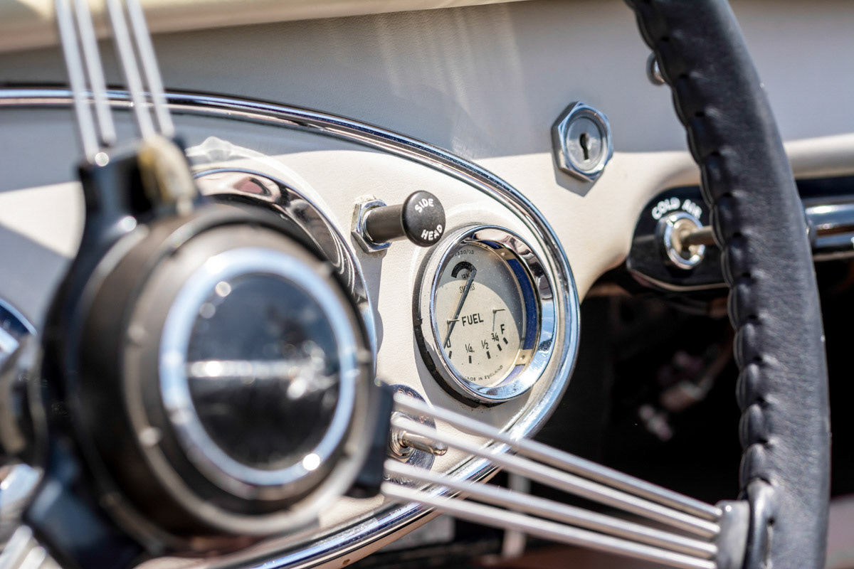 Austin Healey Dashboard © Irwin Seidman