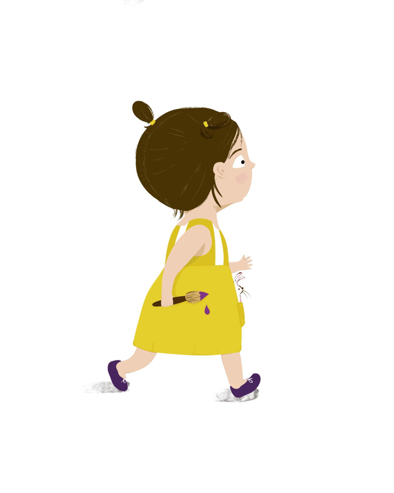 I PAINT PURPLE - character design