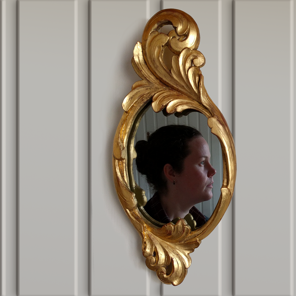 Thought & Memory Design Gilded mirror frame