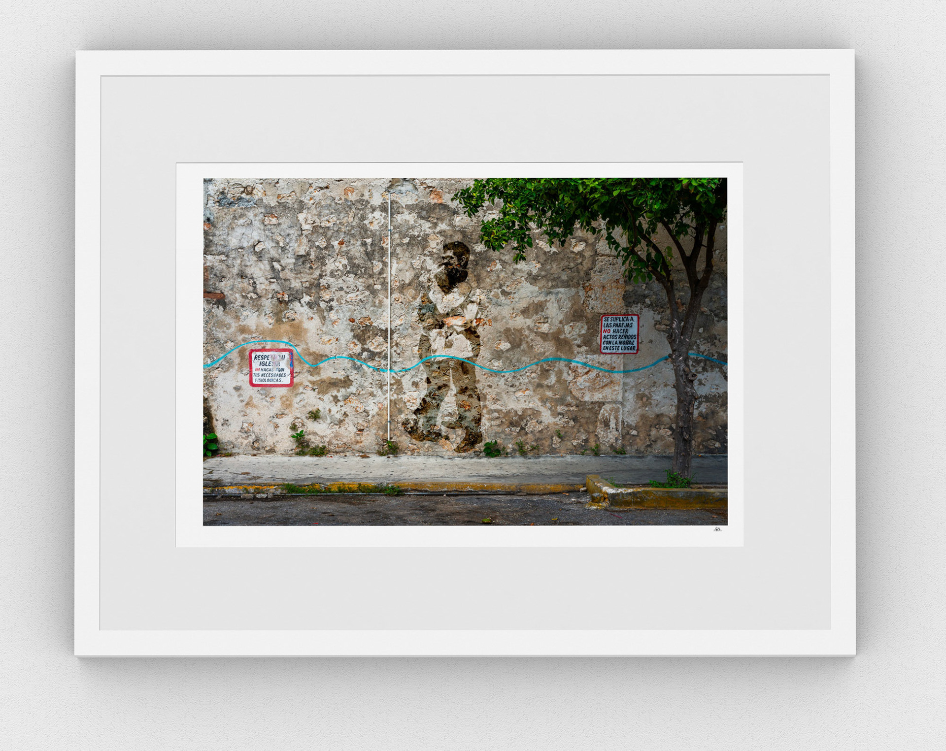 "Actos reñidos con la moral". Limited Edition print, 13x19".