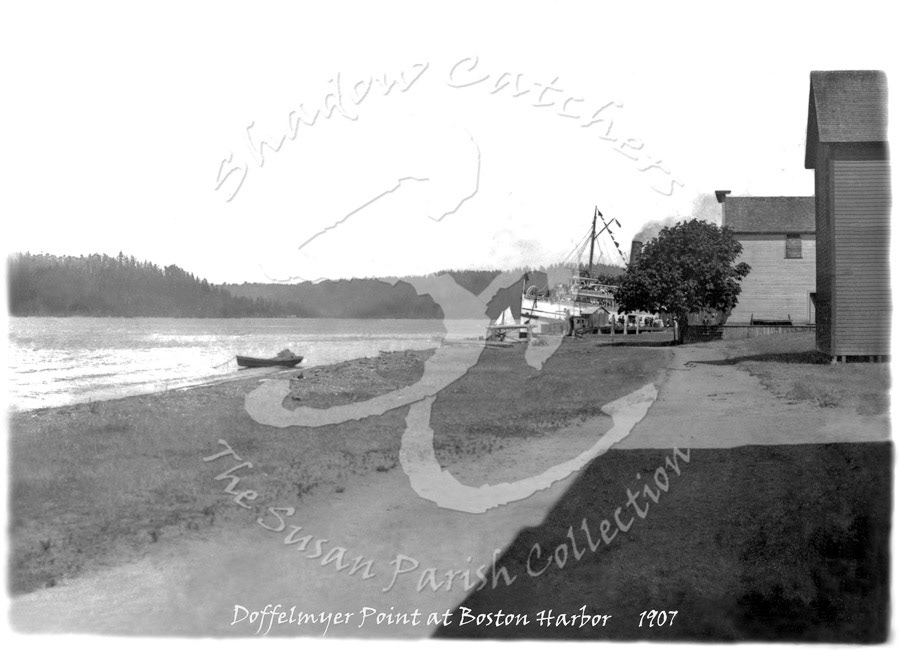 GP002 DOFFELMEYER POINT & STEAMER "CITY OF SEATTLE, OCT. 1907"