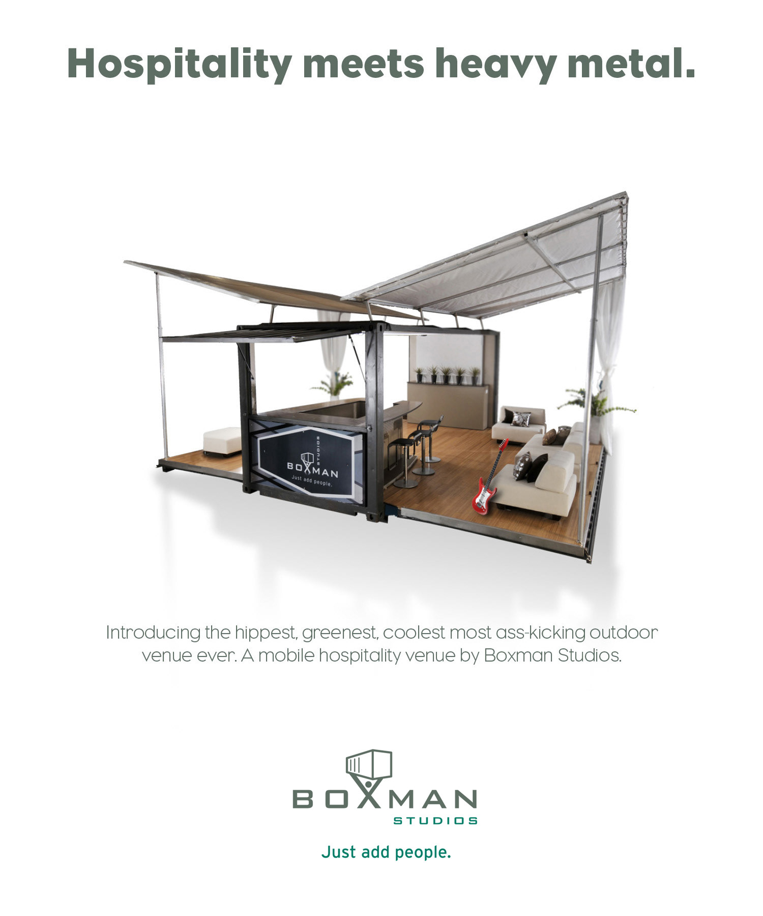 From 2009-2015 I worked with a Charlotte entrepreneur to build a company that repurposed old shipping containers. We grew by 3000% using branding, SEO, storytelling, and social media. All growth occurred without a spending a penny on traditional advertising. The ad here was a throw-in for attending a trade show.