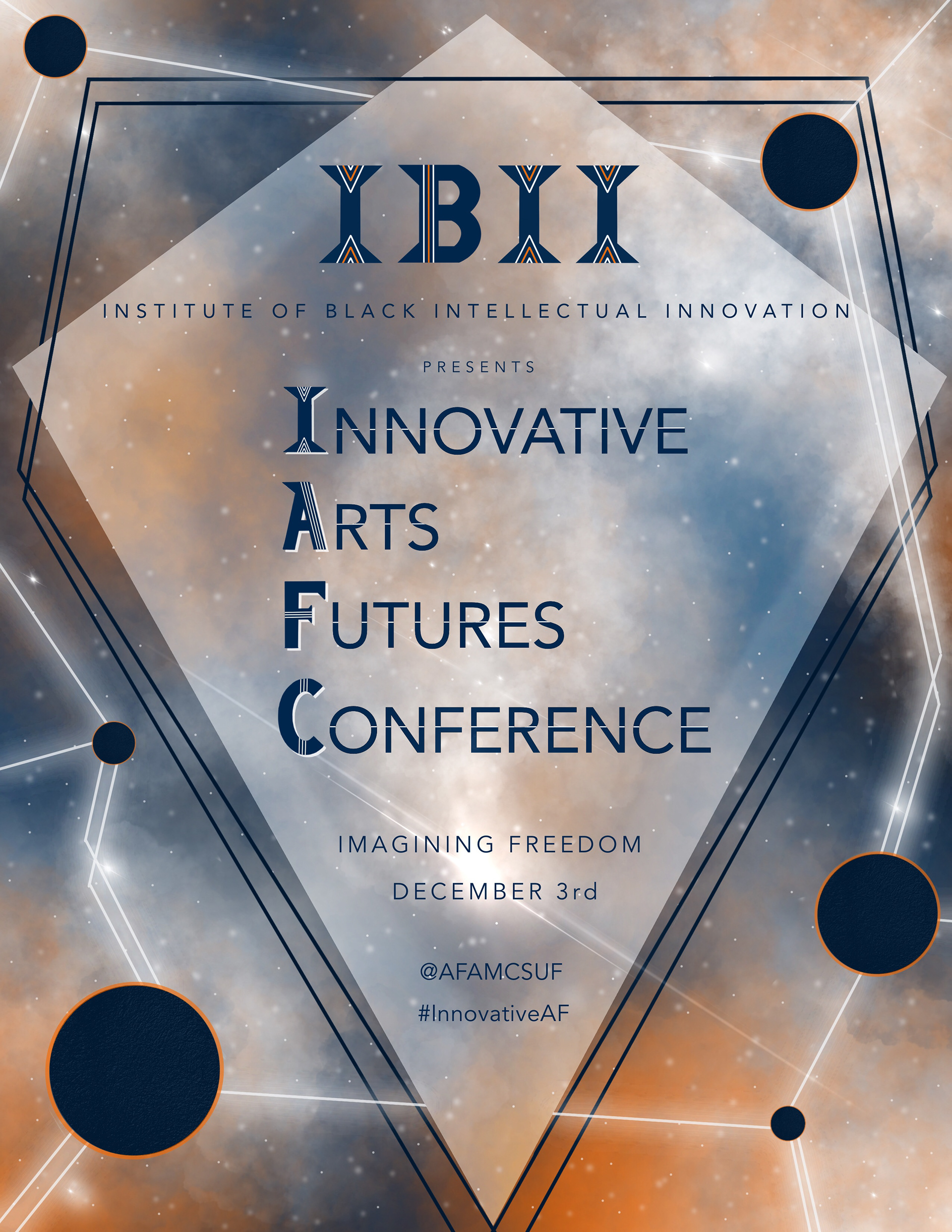 Innovative Arts Futures Conference poster (2020)