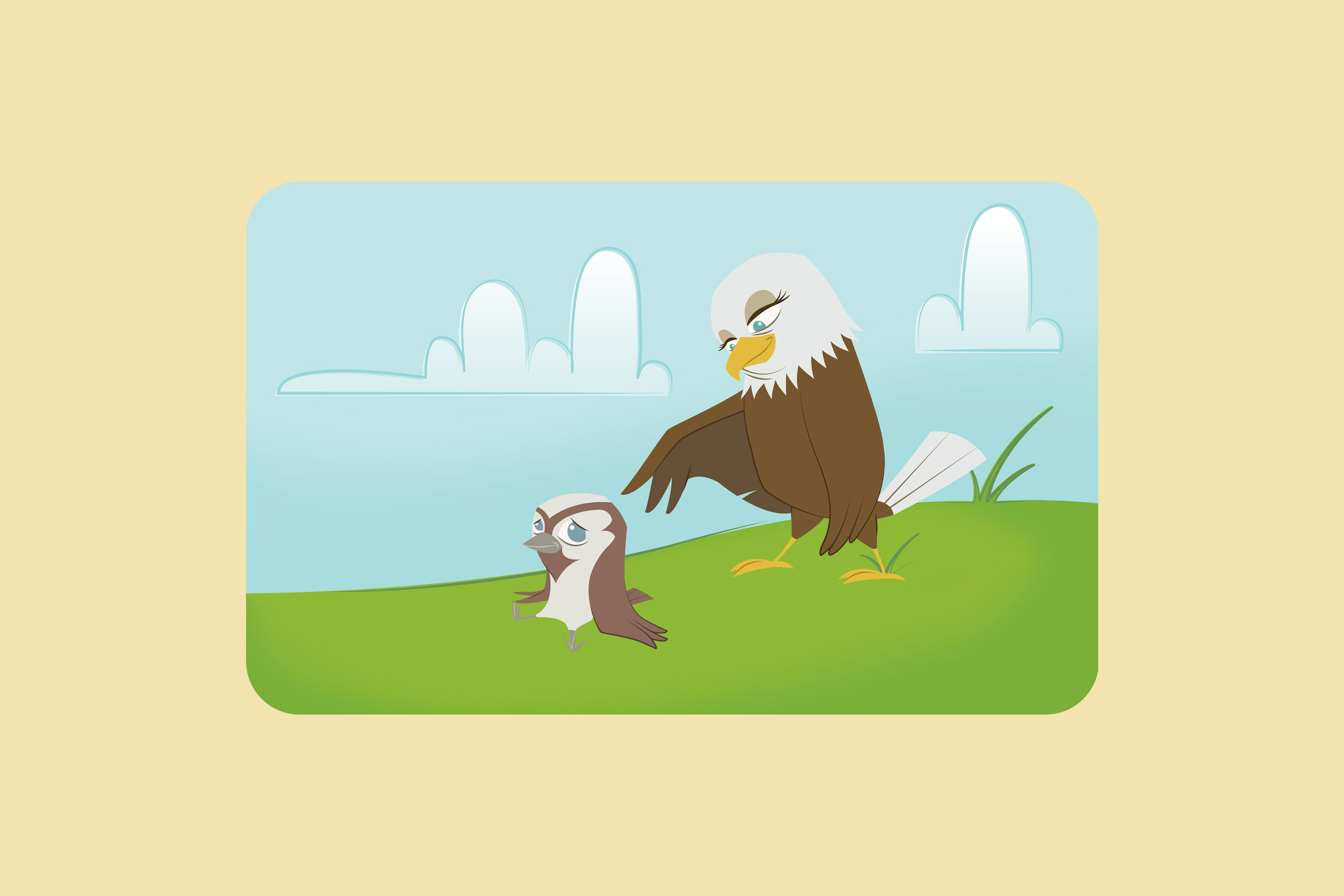 Read Aloud Illustration for Things that Fly: Jesus Loves Me