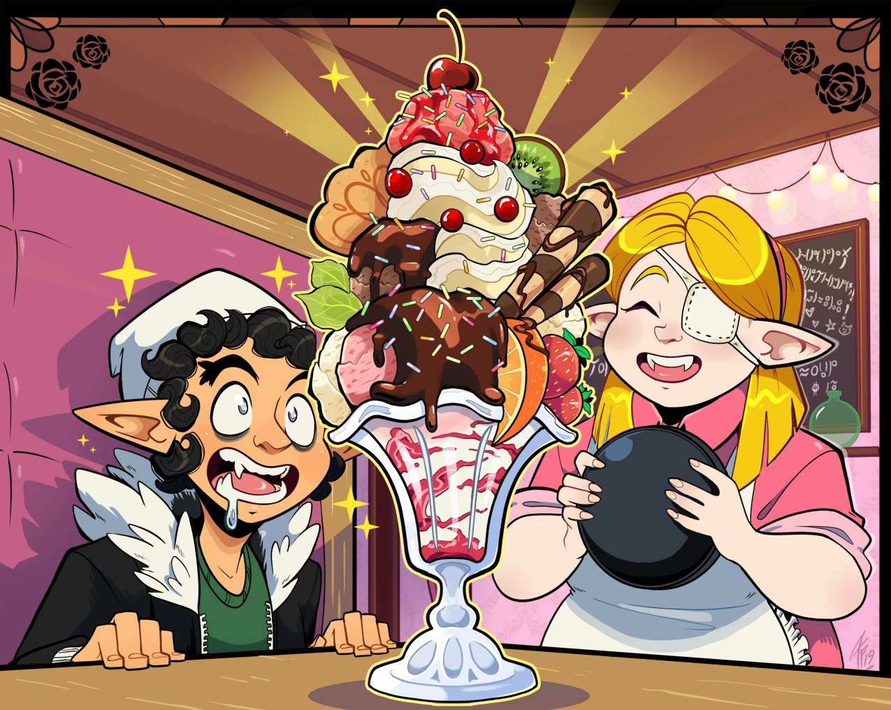 A commission for a customer