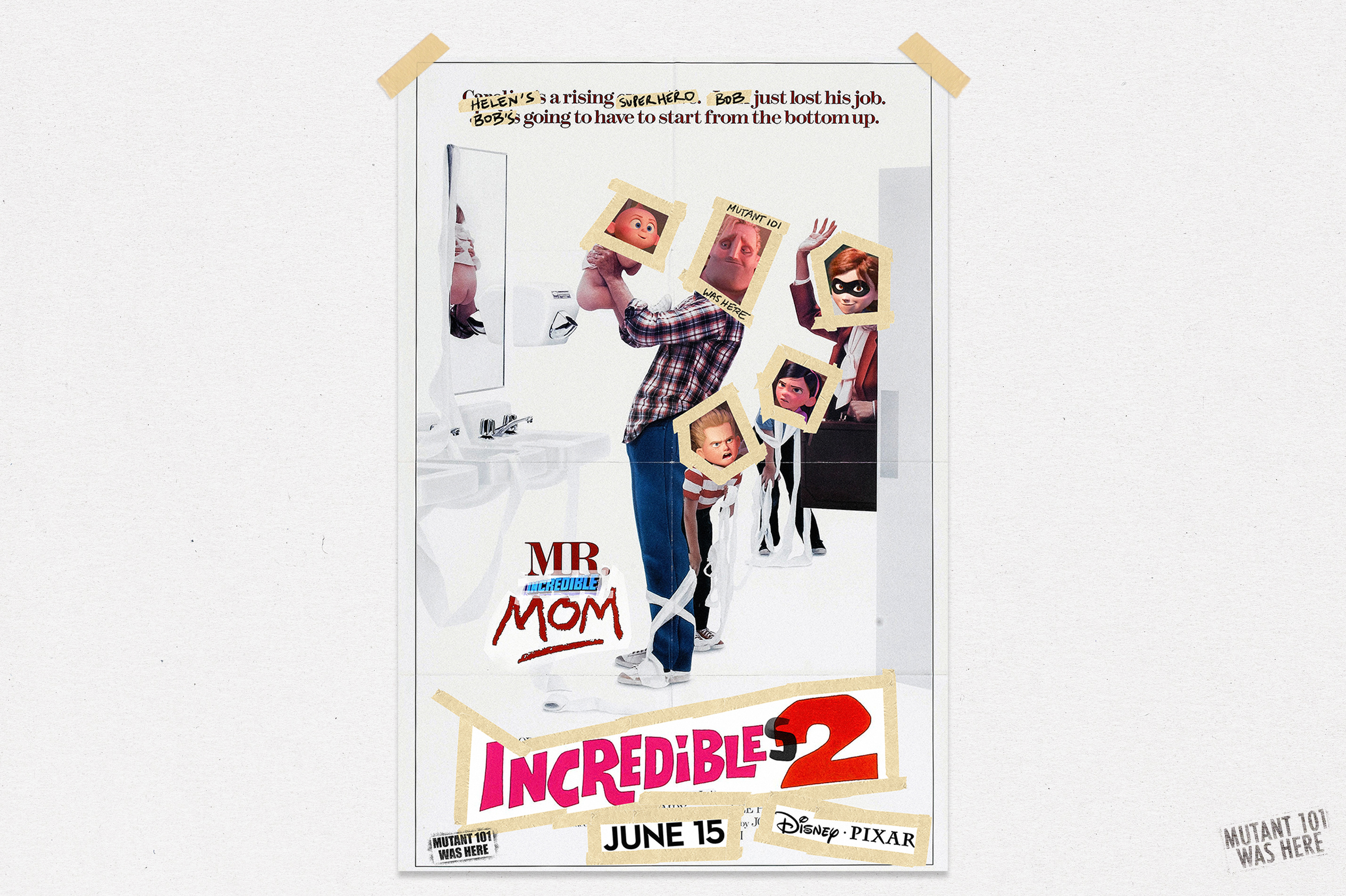 "Incredibles 2" - "Mr. Mom" Low Budget Parody