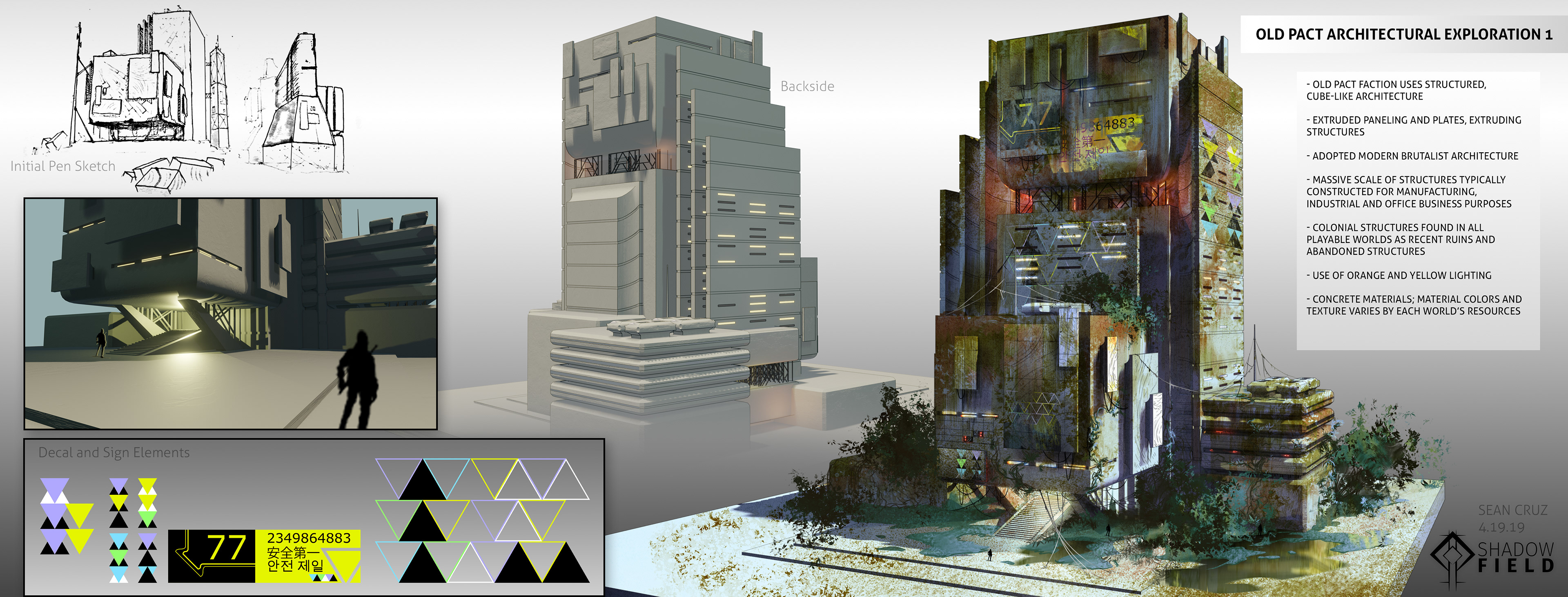 Development of an architectural style that is seen in both the underwater ruins and the outside ruins below.