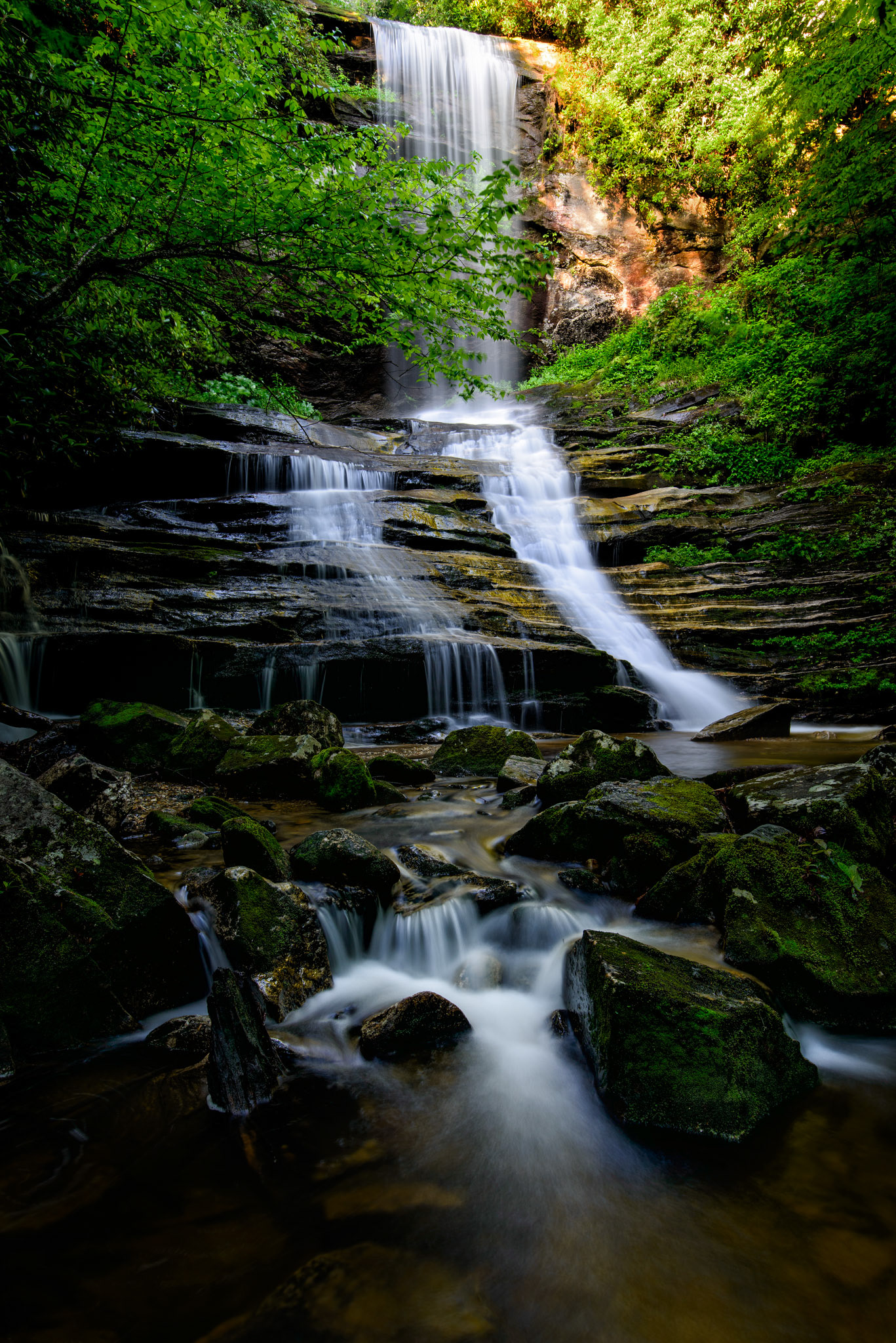 Ravens Rock Falls- Lake Toxaway, North Carolina