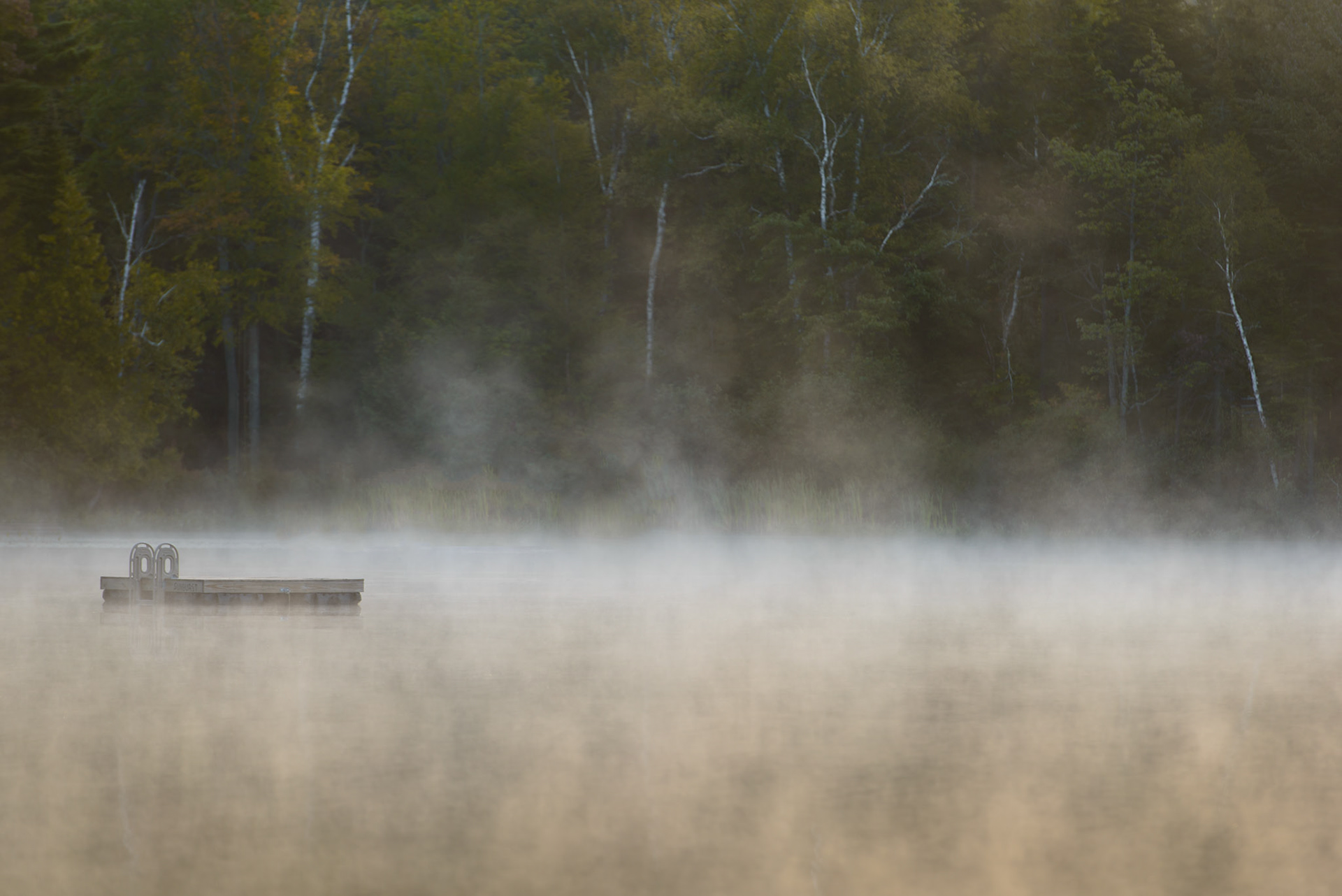 End of a Season - Mirror Lake, New York