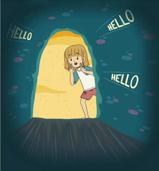 Inside illustration from 'Chloe's Adventure to Merlantis'