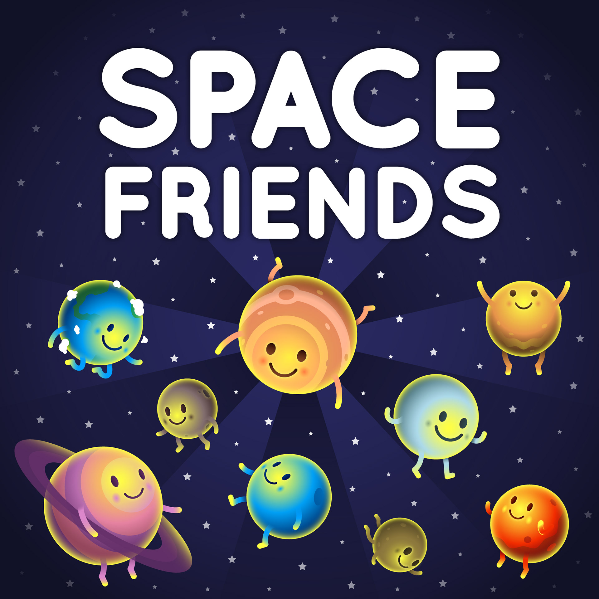 Space friends. Космические друзья. Друзья космос.