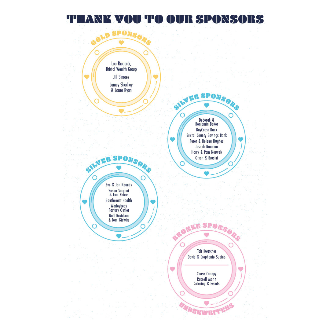 The Center Stage Gala's thank you sign.
