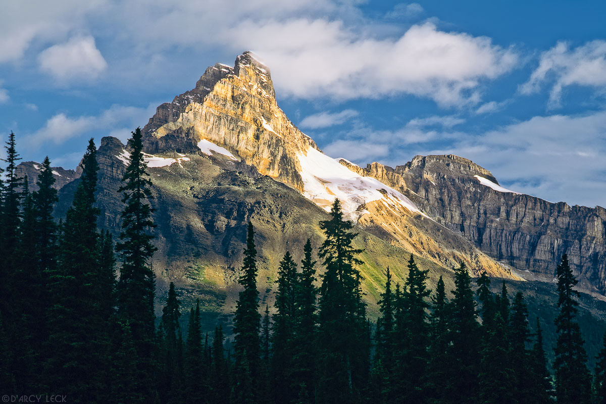 Cathedral Mountain at sunset, Yoho National Park, Canada