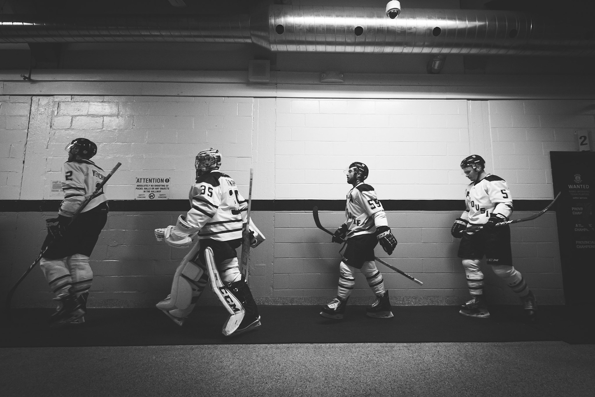AUS Men's Hockey - Dalhousie Tigers vs Acadia Axemen - Halifax Forum, Halifax, Nova Scotia - October 4, 2019. (Trevor MacMillan/Dal Tigers)