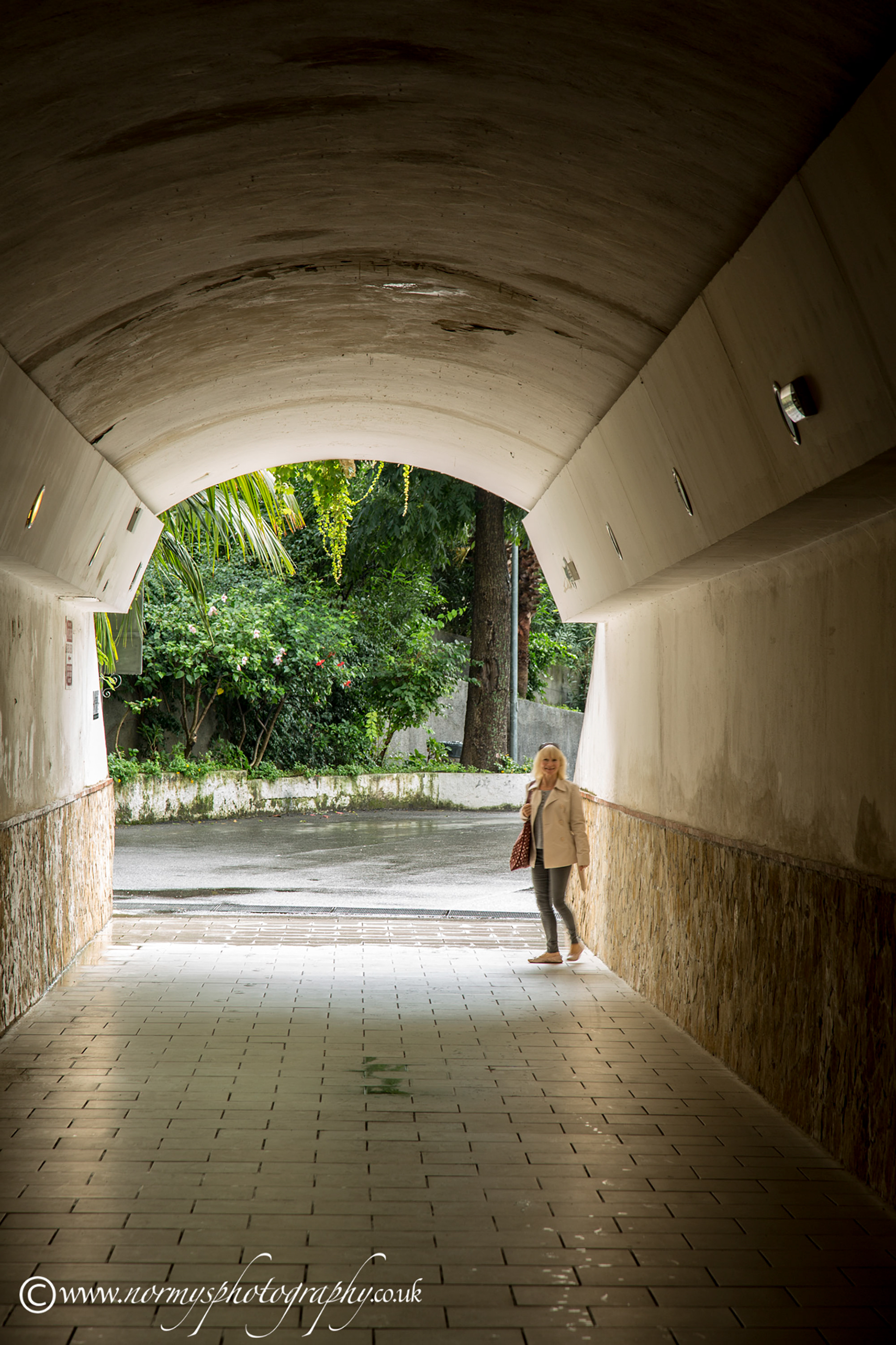 The light of my life is at the end of this tunnel.