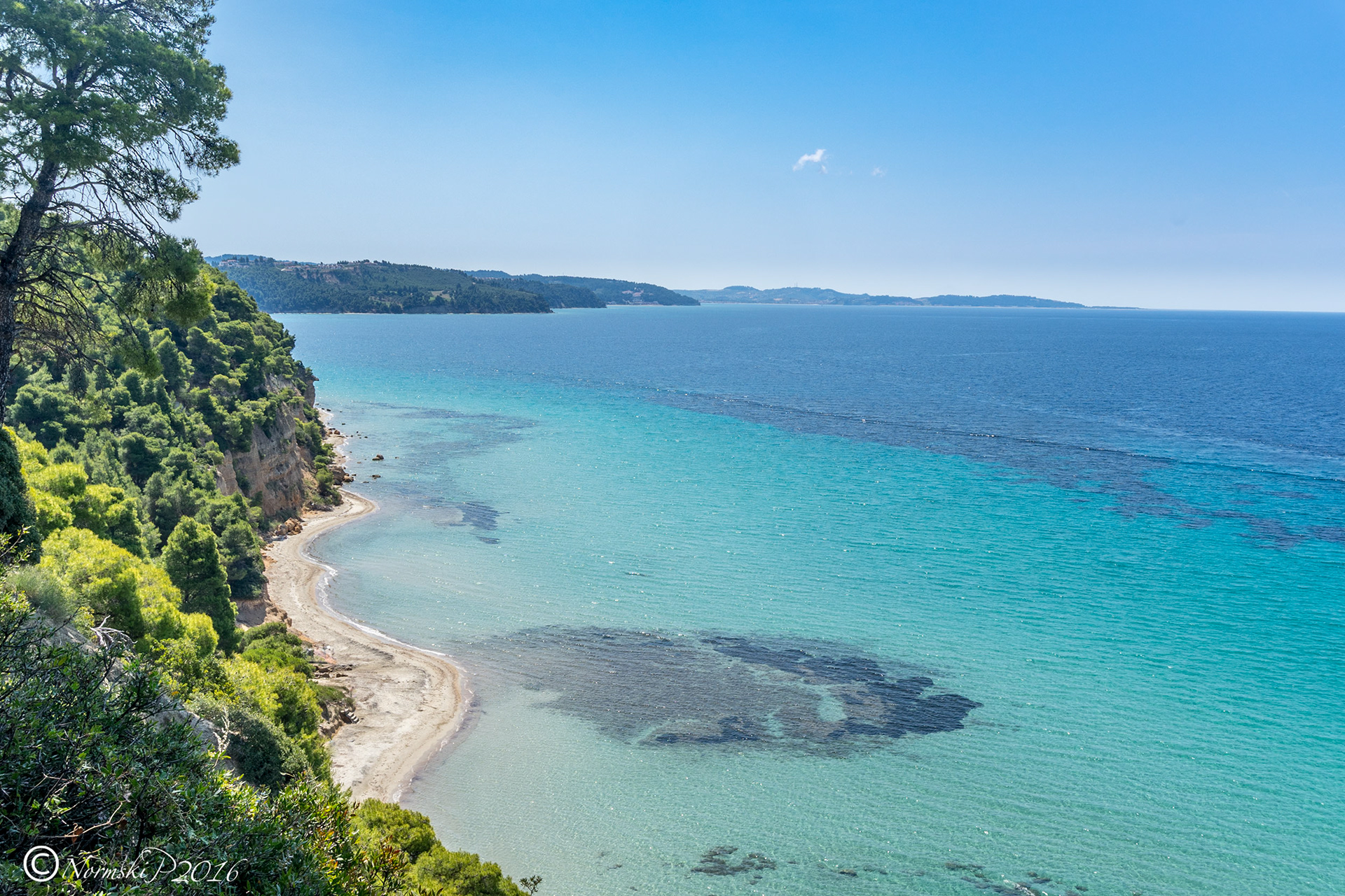 Along the Aegean coast