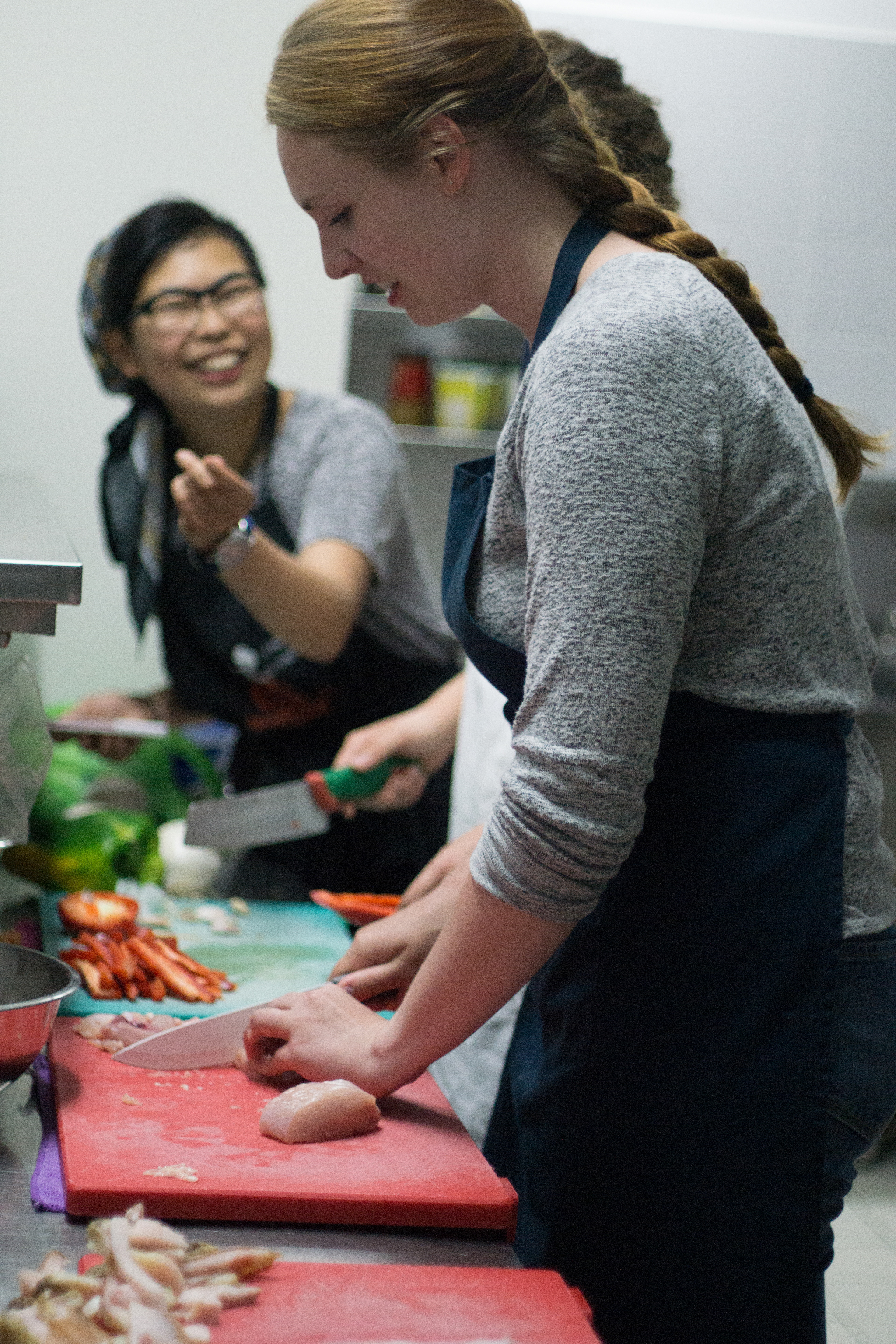 Our hosts in Italy asked that we prepare an american meal for them.