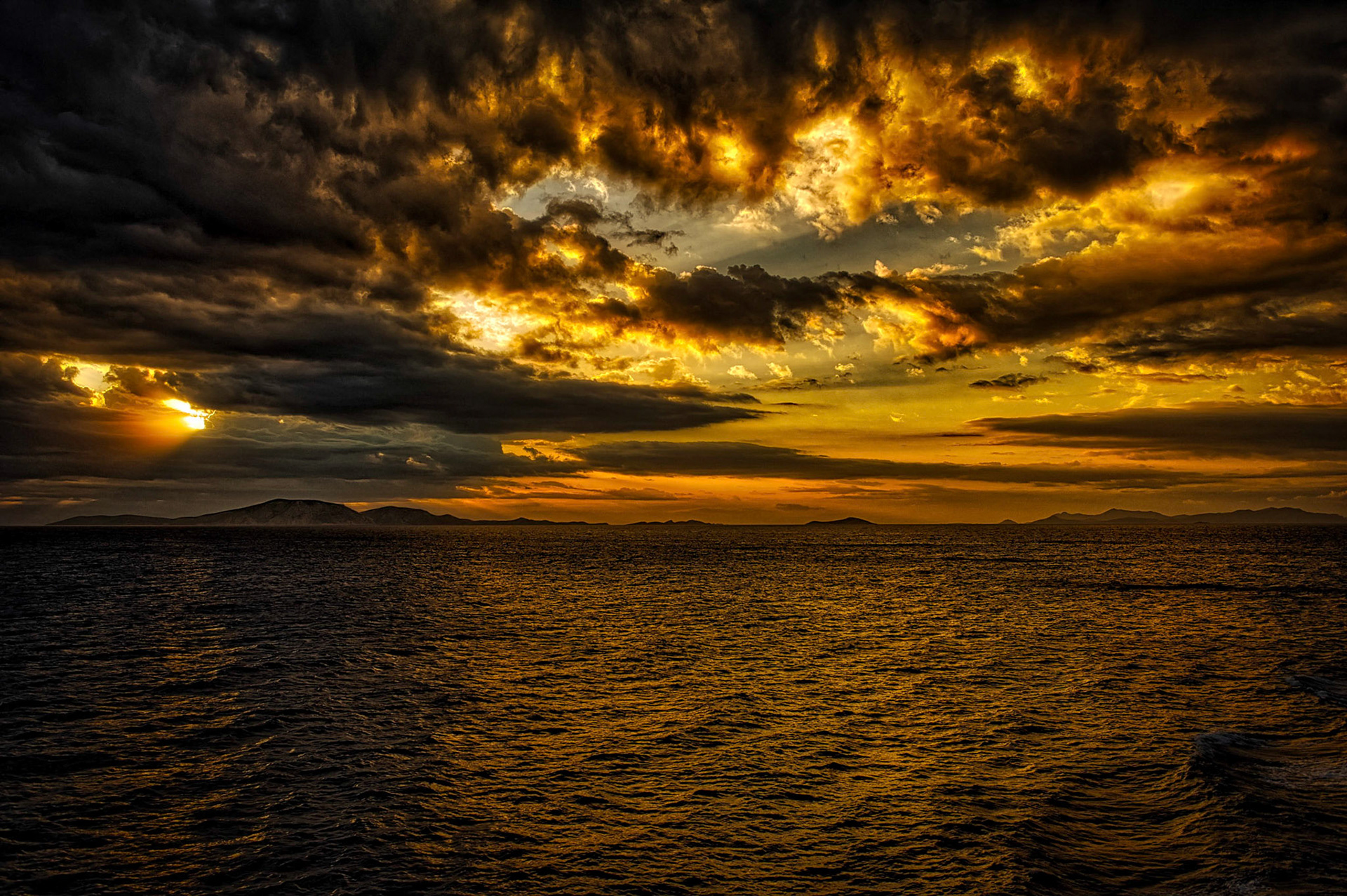 Arriving Patmos, Greece