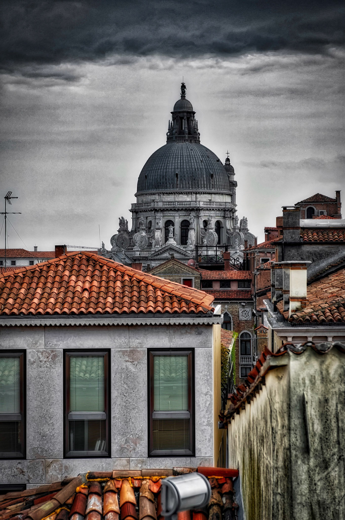 At roof top of Hotel Saturnia ,Venice, Italy