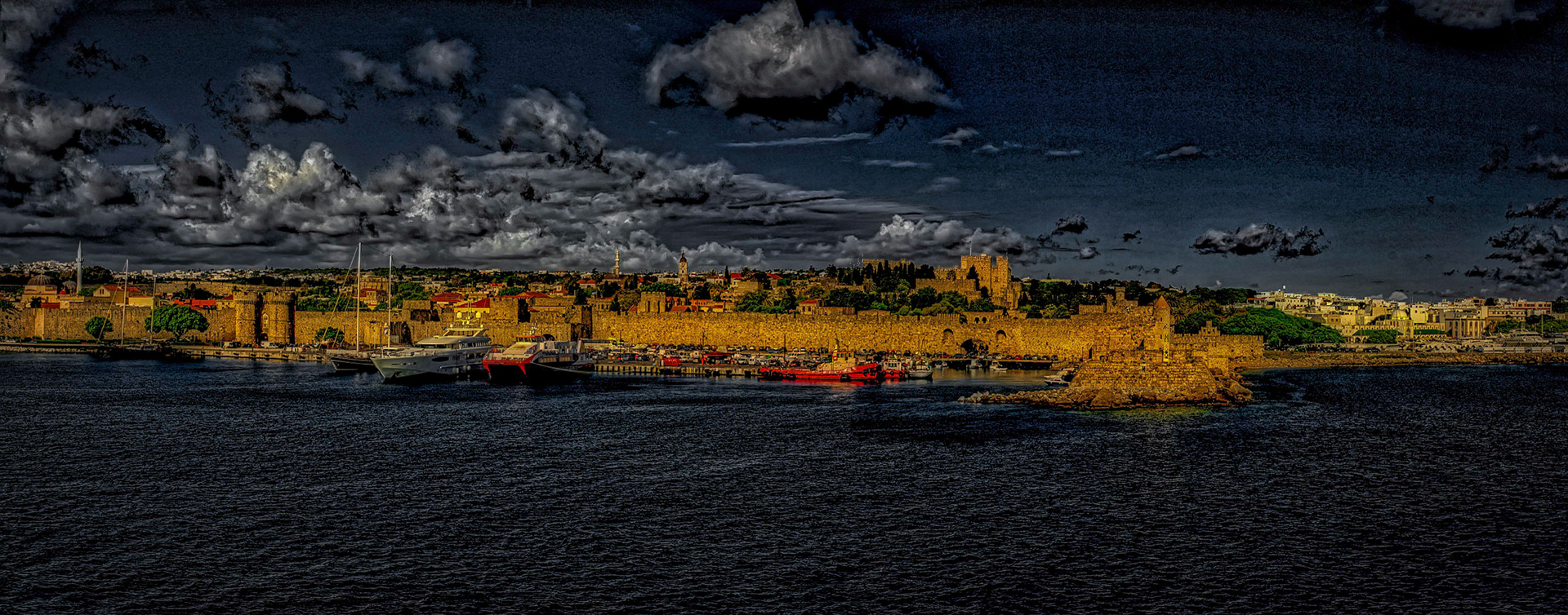 Arriving Rhodes, Greece