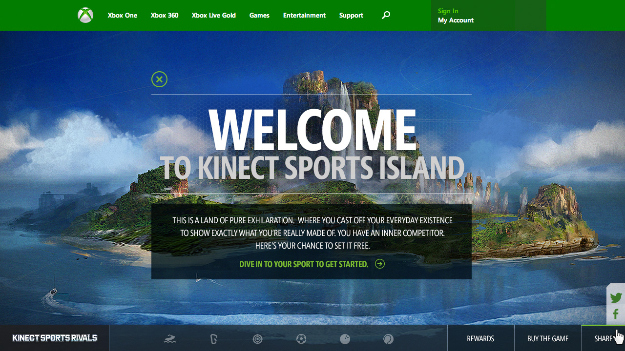 Kinect Sports Island 1