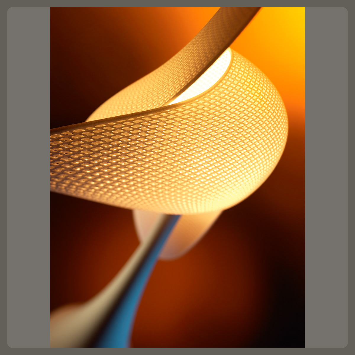 3D printed light shade, Pete Gardner, Photographer, Studio, Still Life, London, UK, © Copyright Pete Gardner