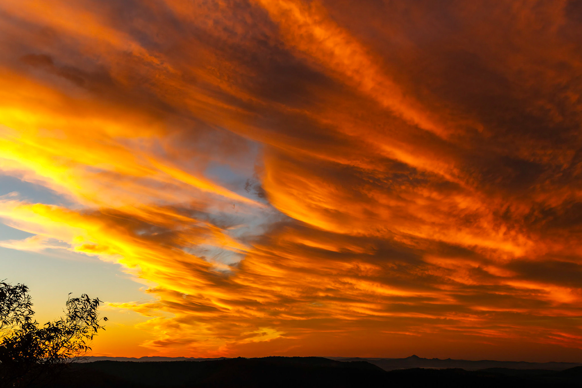 Sunset from Binna Burra