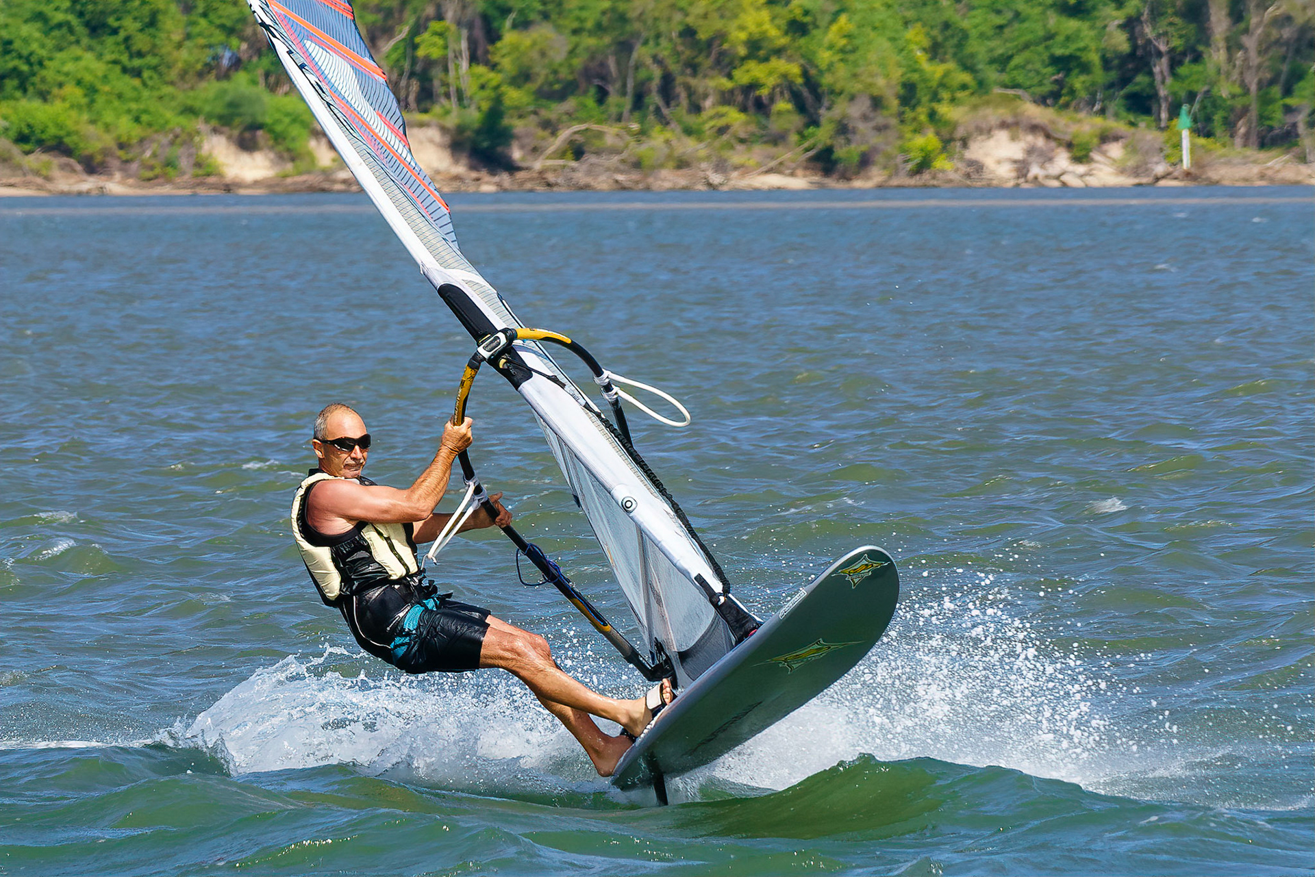 Sail Boarding - Bribie Passage