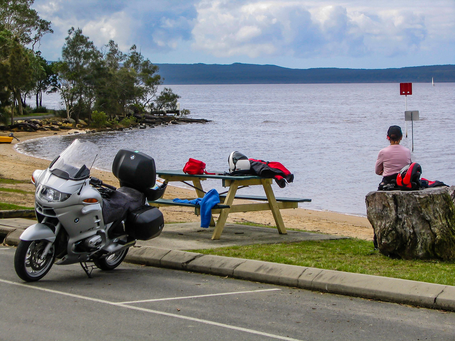 Day trip on bike to Lake Cootharaba