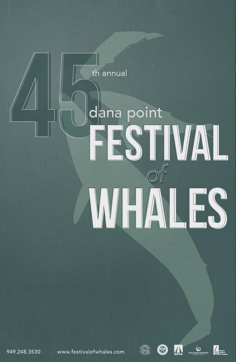 Poster design for Dana Point Festival of Whales