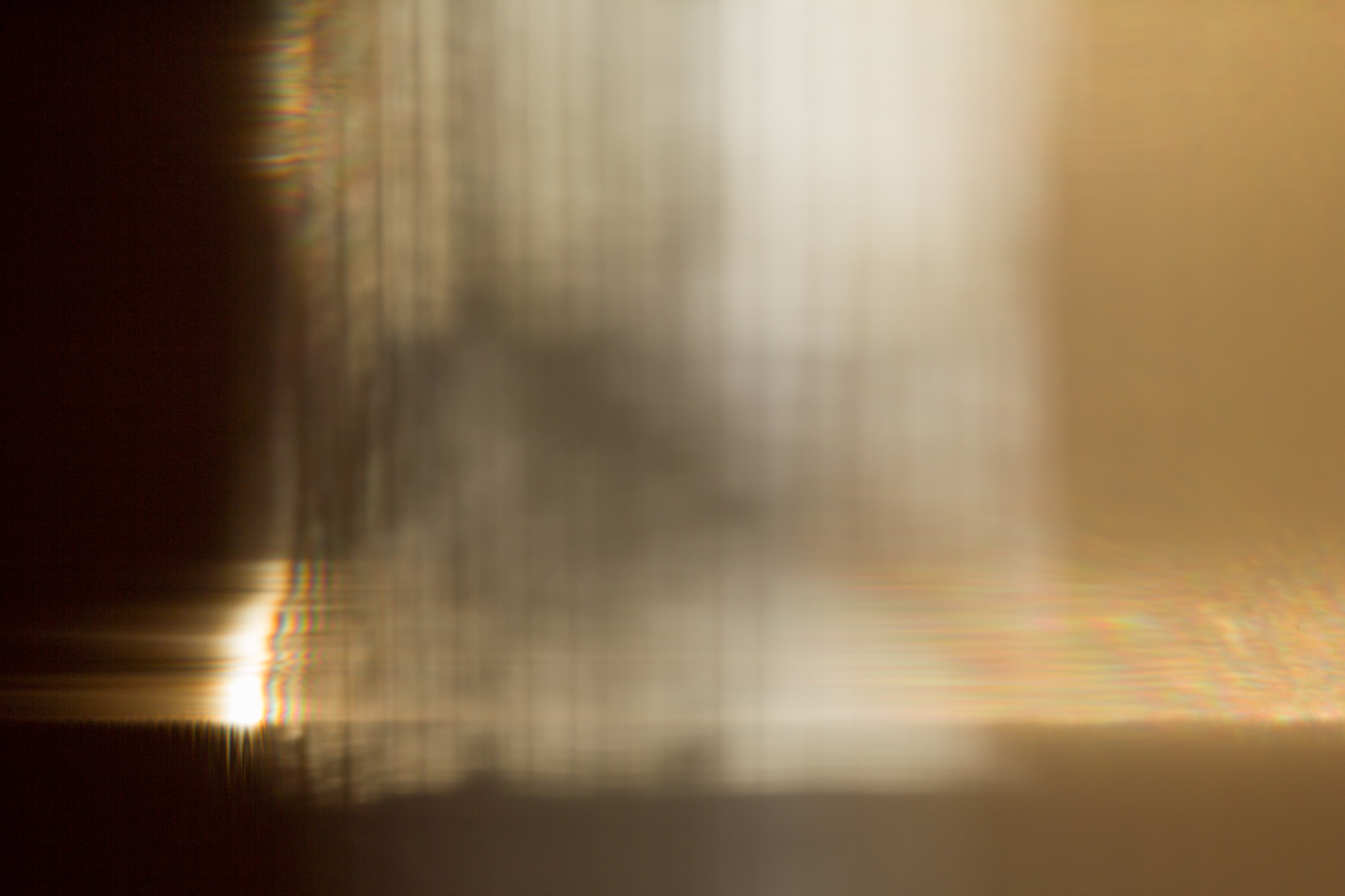 "White Over Brown and Tan," 2013, Digital photograph on canvas