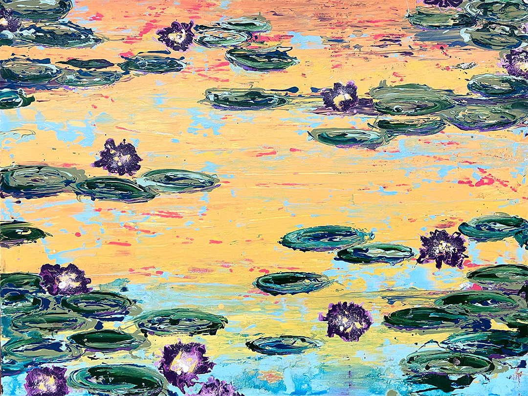 Yellow Light, 2016, Mixed media on panel