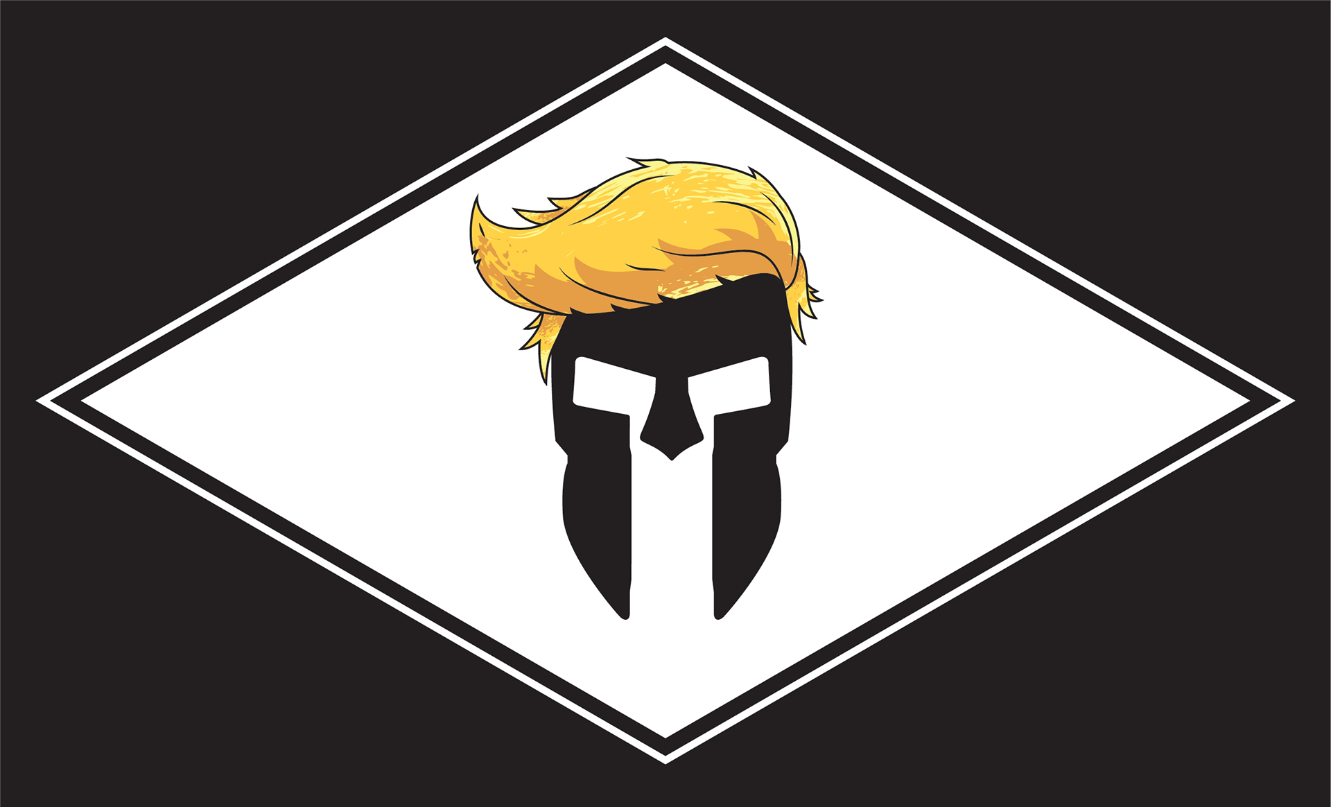 Full design for logo with hair