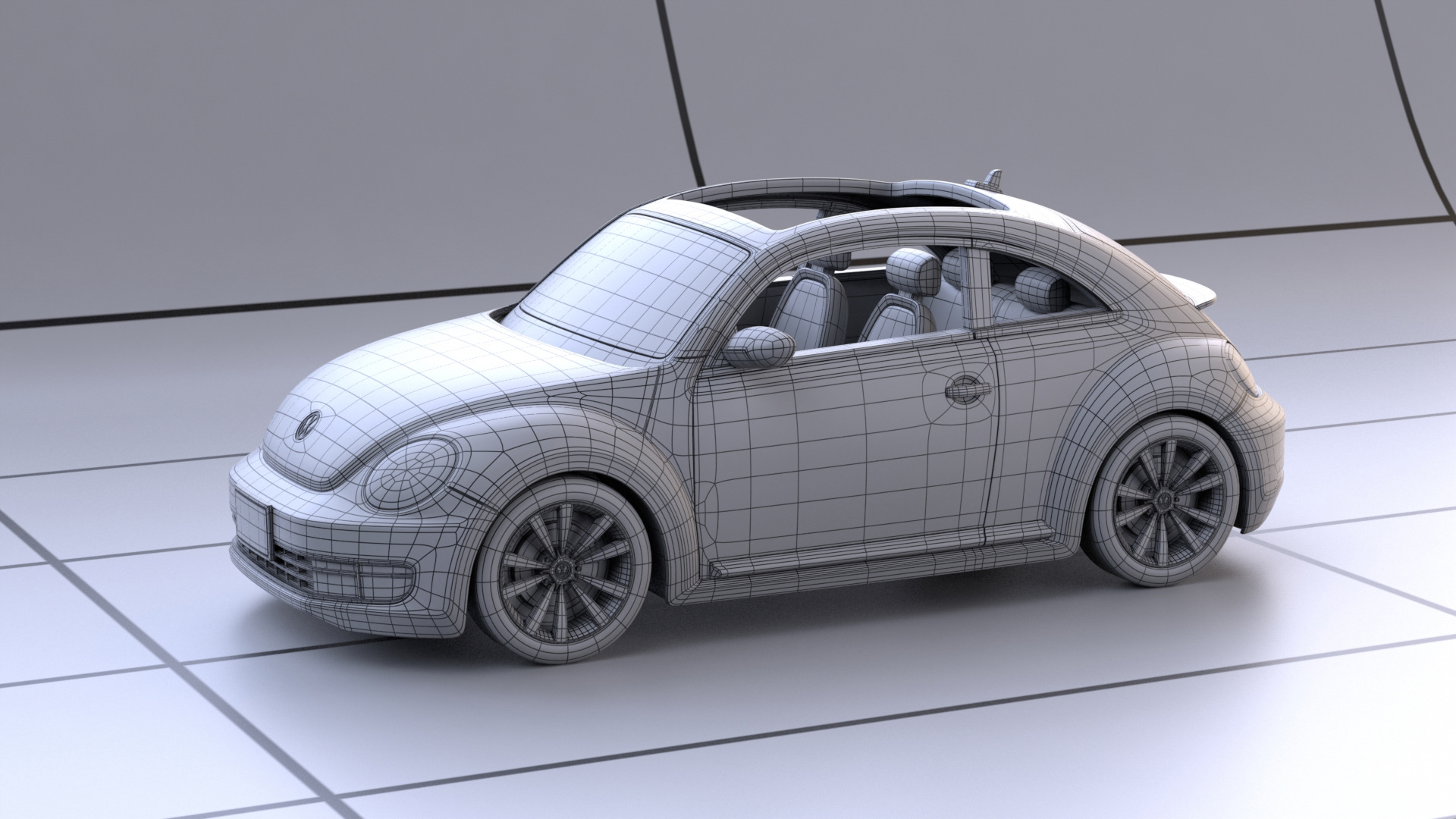 Solidstate VFX Target Toy Sale 3D Barbie Car