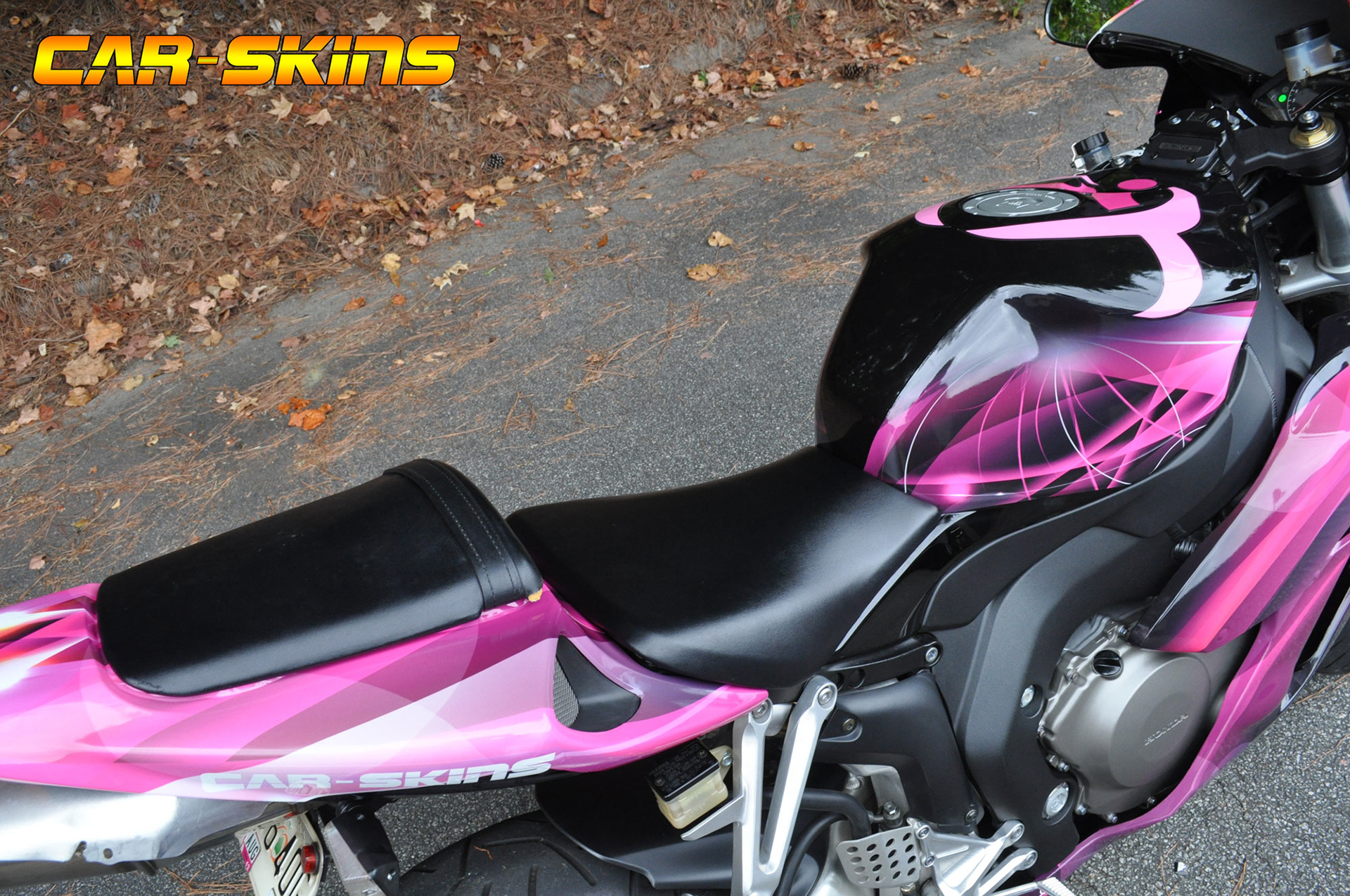 Pink Motorcycle Wrap - Vivid Wraps