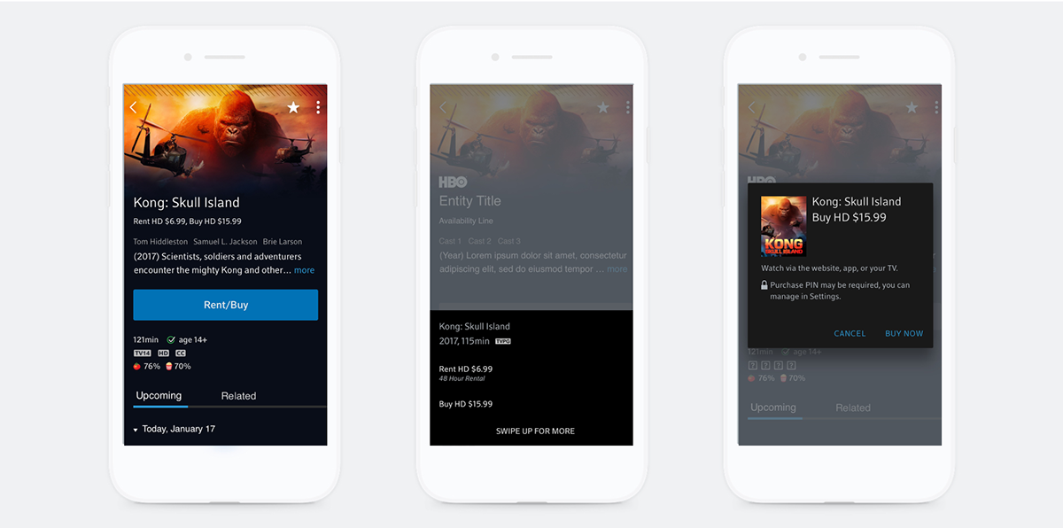 Tara Taylor User Experience Designer Rent and Buy in Xfinity Stream