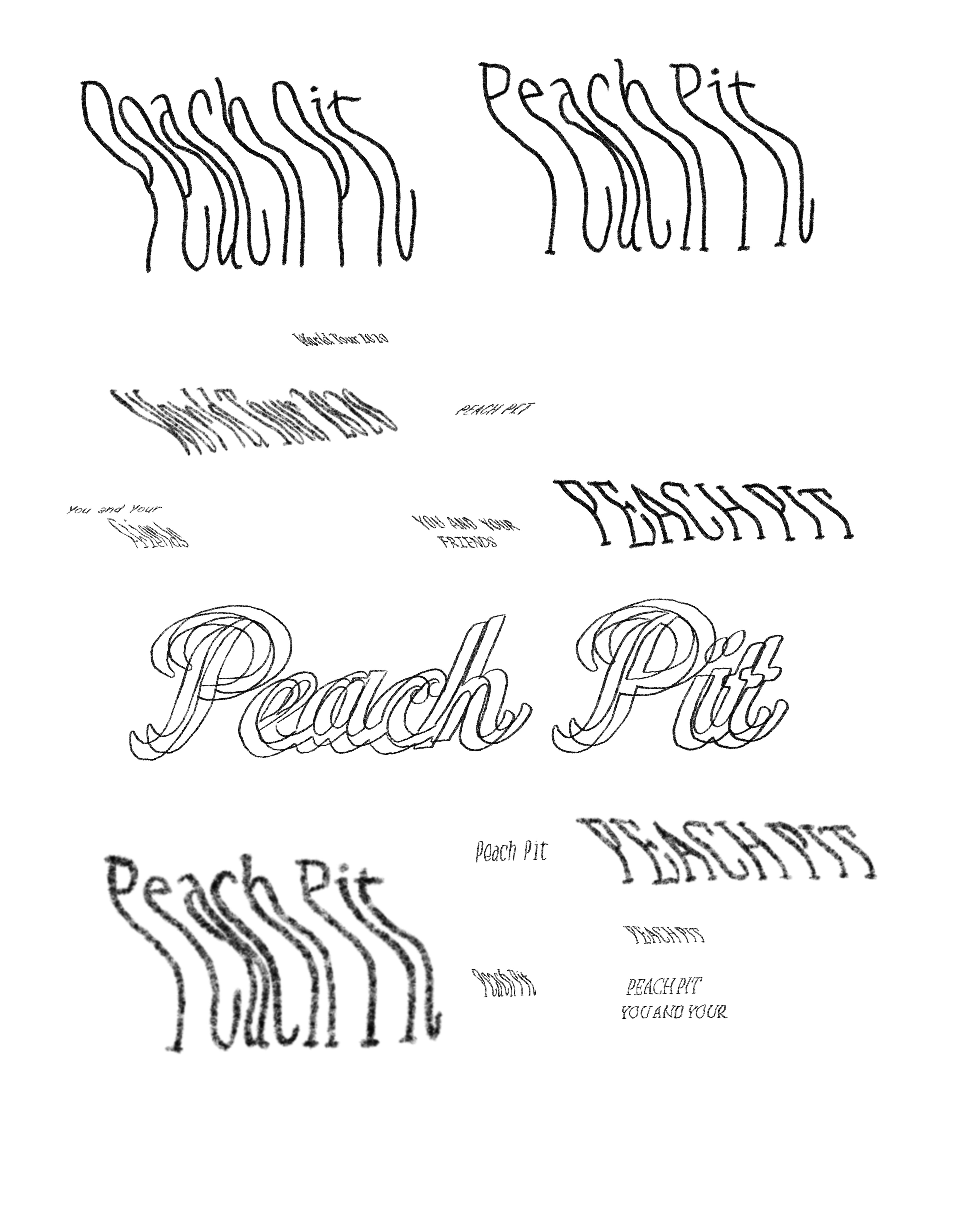 Gaya Kesten Peach Pit World Tour 21 Poster Gaya Kesten Peach Pit World Tour 21 Poster