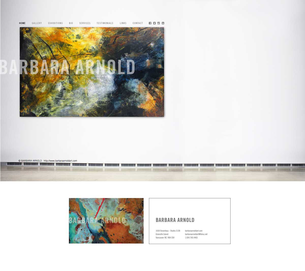 fine artist branding