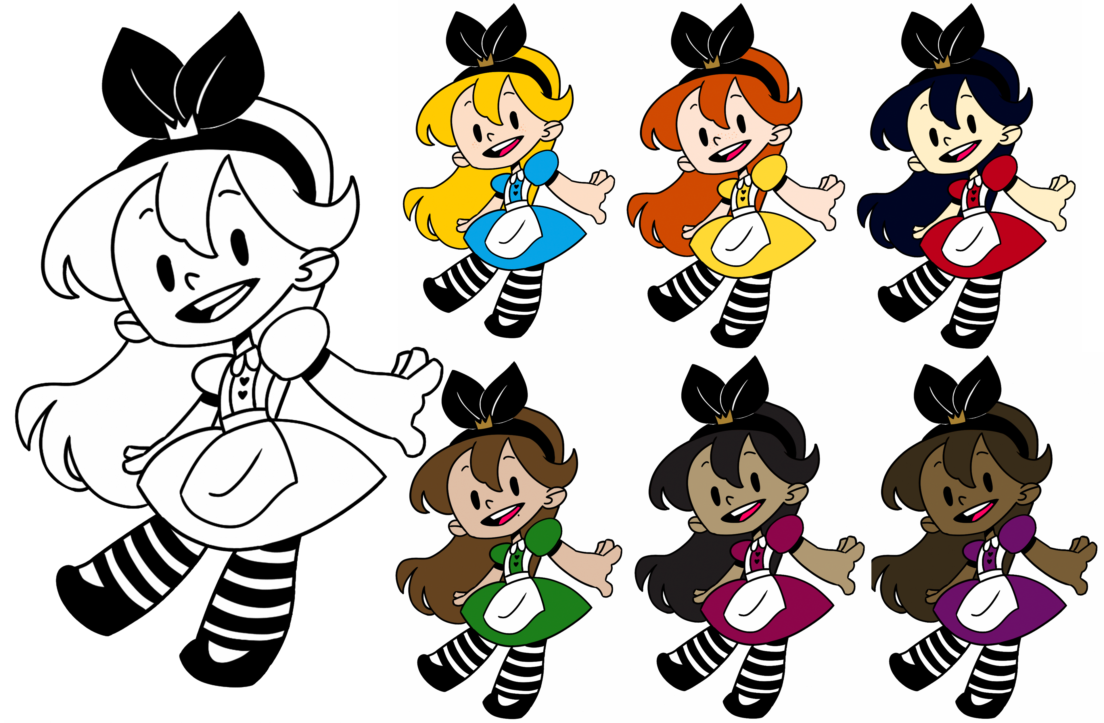 Alice color variations