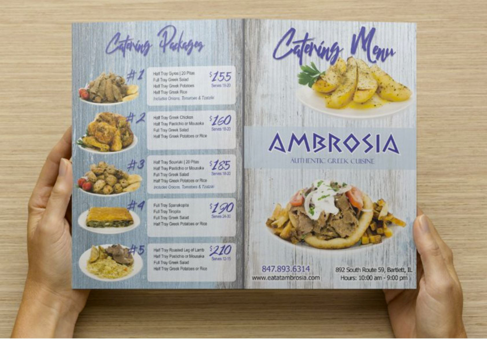 Lambrou Marketing Menus