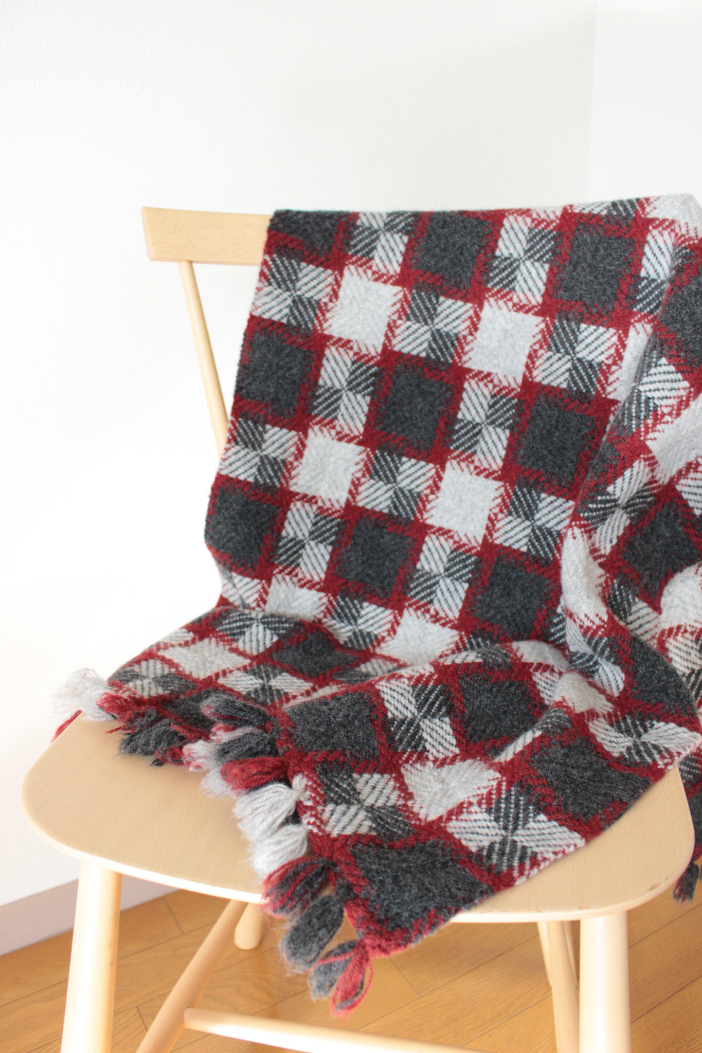“ゆらぎYuragi" H.F Väv 2019 <Blanket>ブランケット material: Wool size: ×cm design, fabrication: Hanako Fujino / H.F Väv